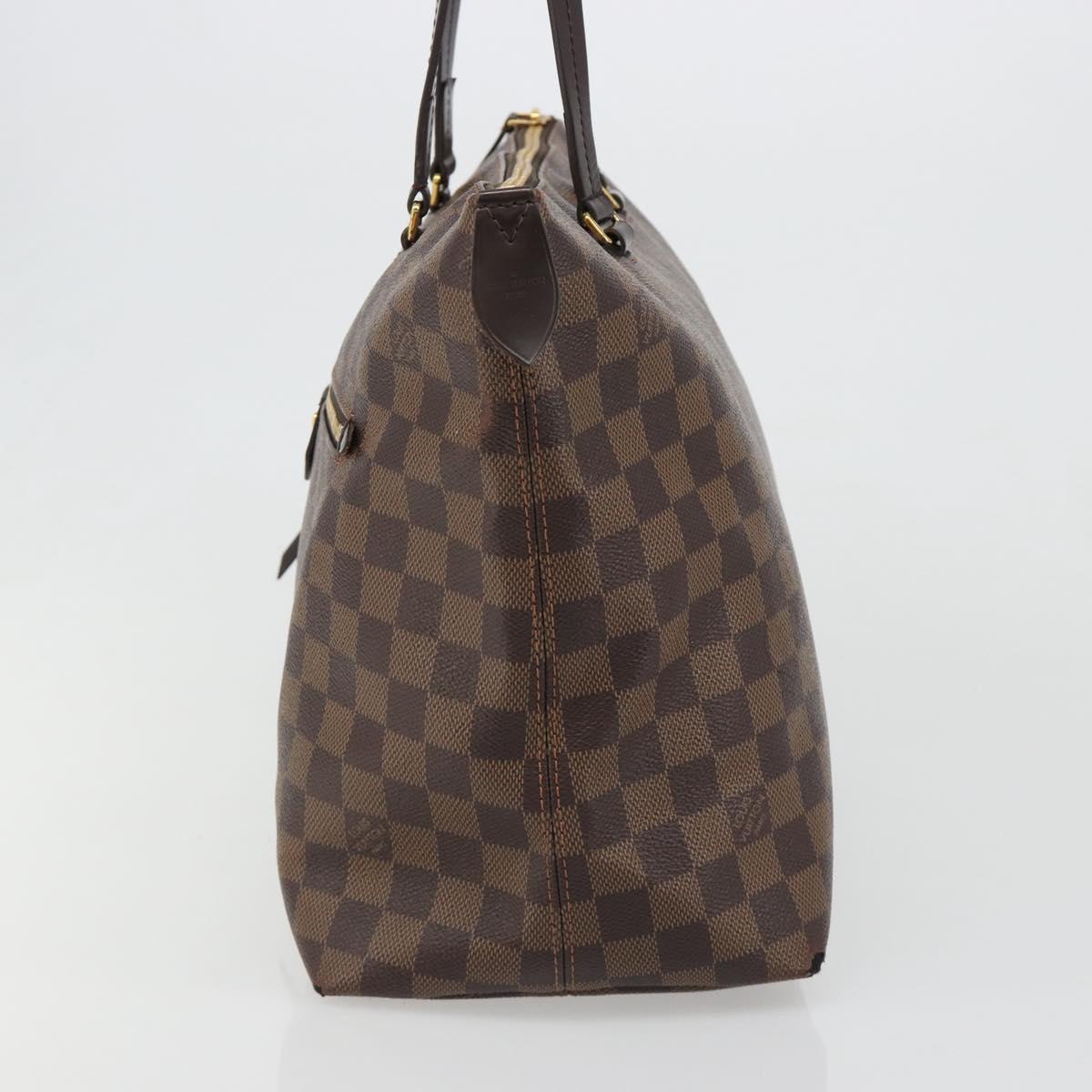 LOUIS VUITTON Damier Ebene Jena MM Tote Bag N41013 LV Auth BA13563
