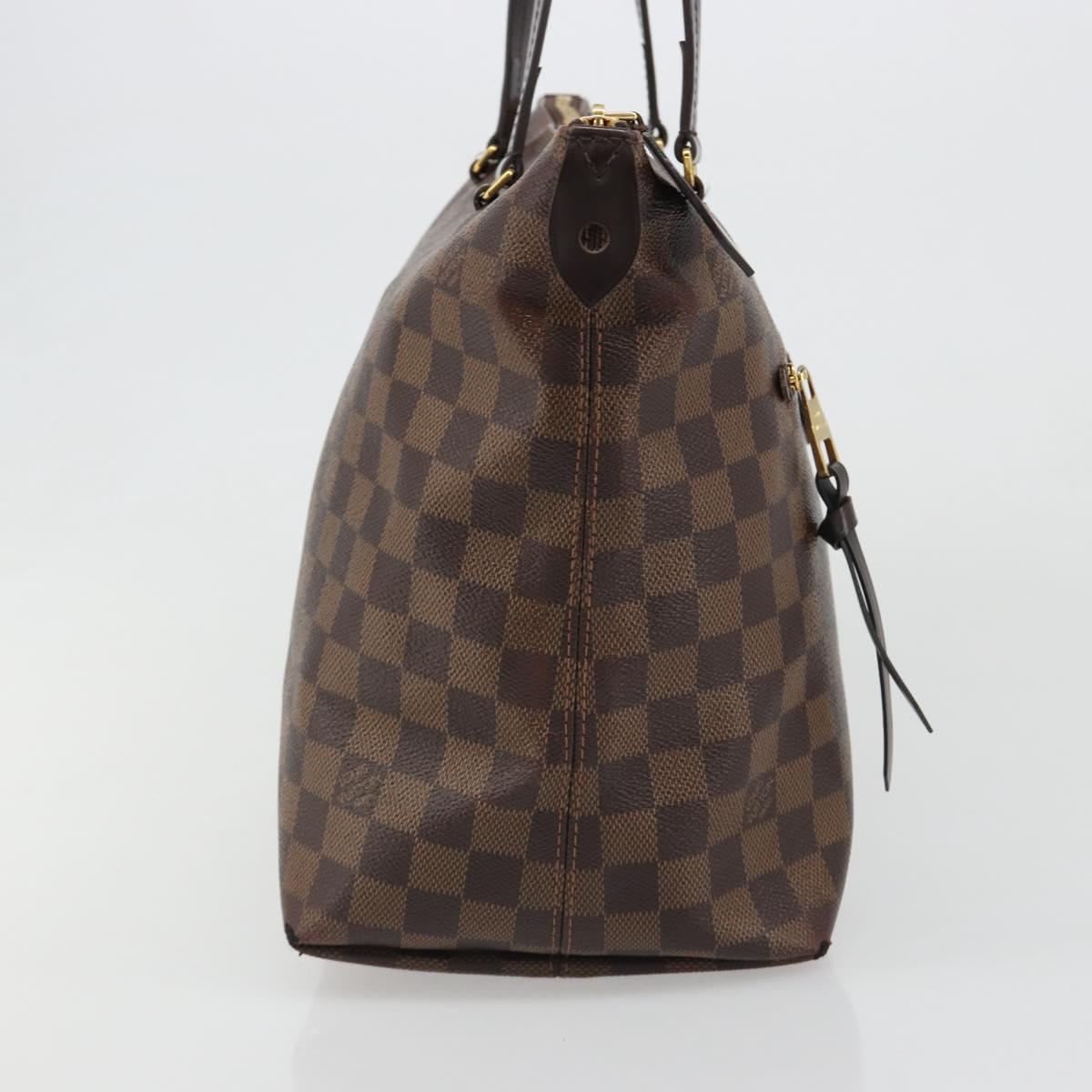 LOUIS VUITTON Damier Ebene Jena MM Tote Bag N41013 LV Auth BA13563