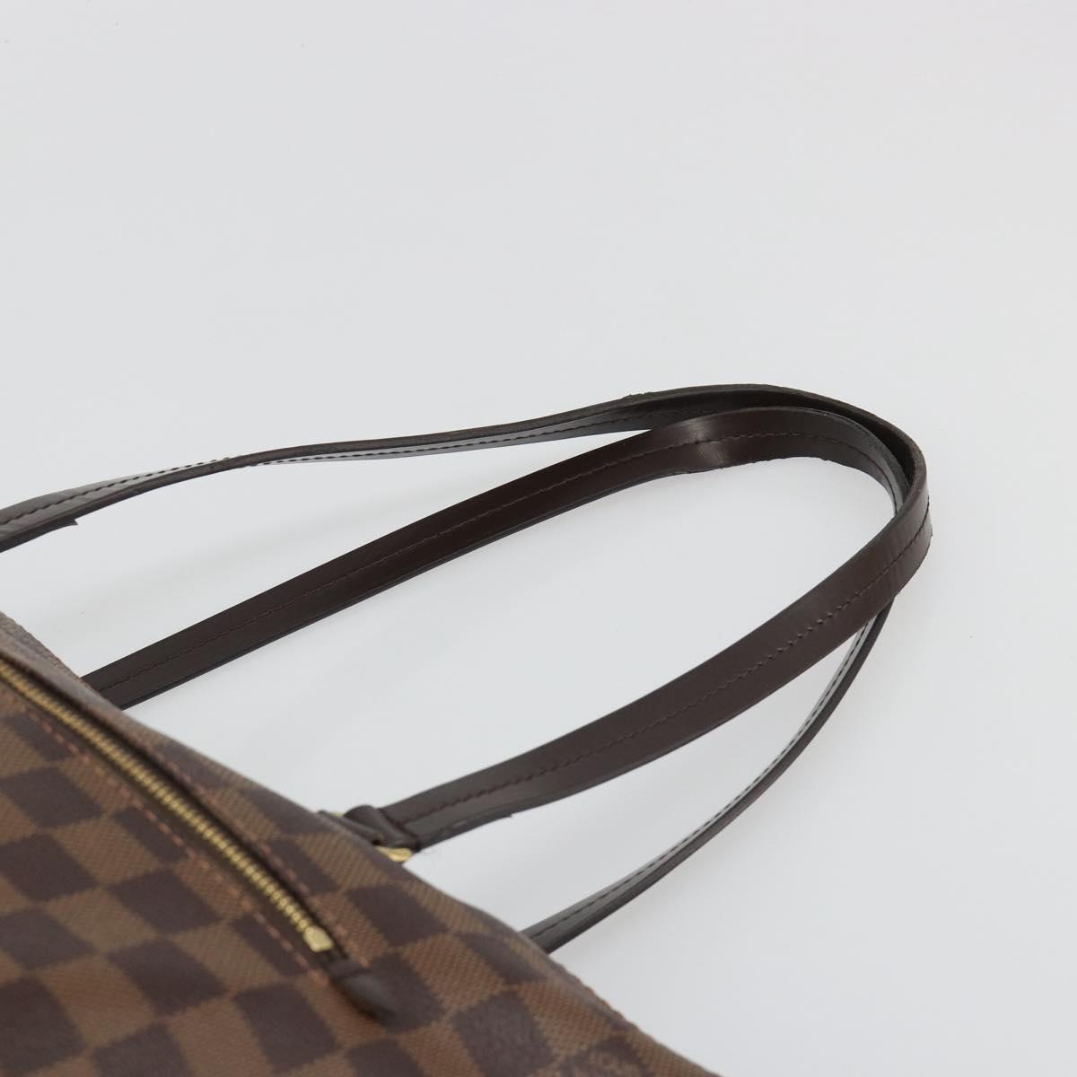 LOUIS VUITTON Damier Ebene Jena MM Tote Bag N41013 LV Auth BA13563