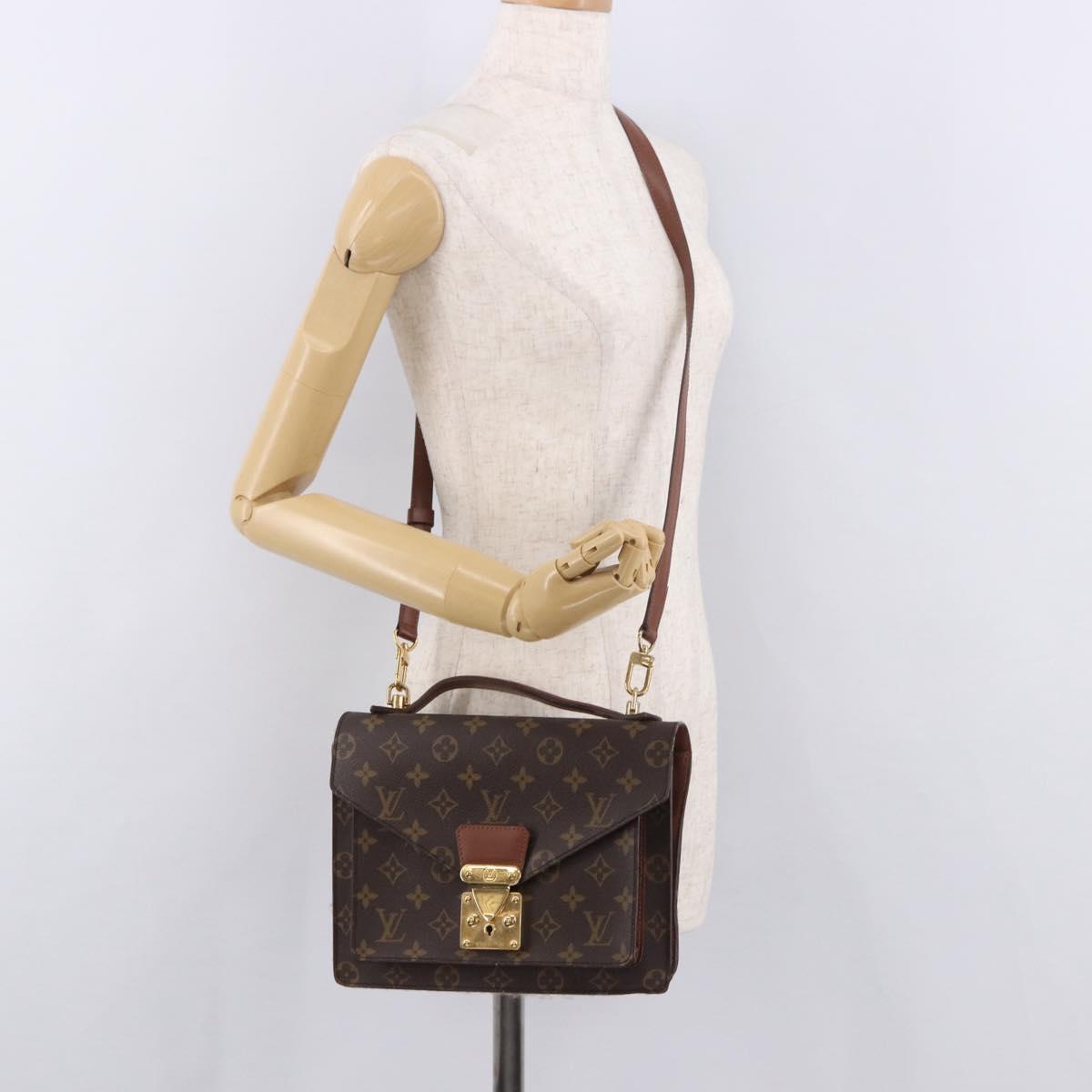 LOUIS VUITTON Monogram Monceau 26 Shoulder Bag M51187 LV Auth BA13564