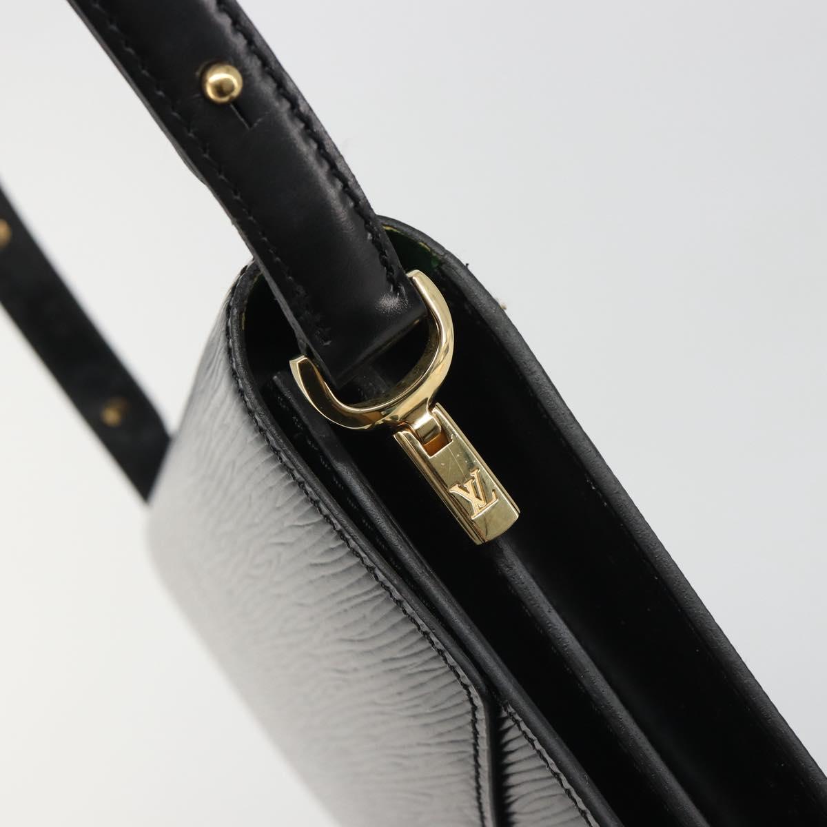 LOUIS VUITTON Epi Osh Shoulder Bag Black Green M52444 LV Auth BA13566
