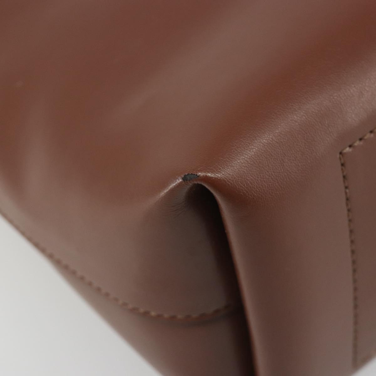 Stella MacCartney Hand Bag Leather Brown Auth BA13569A