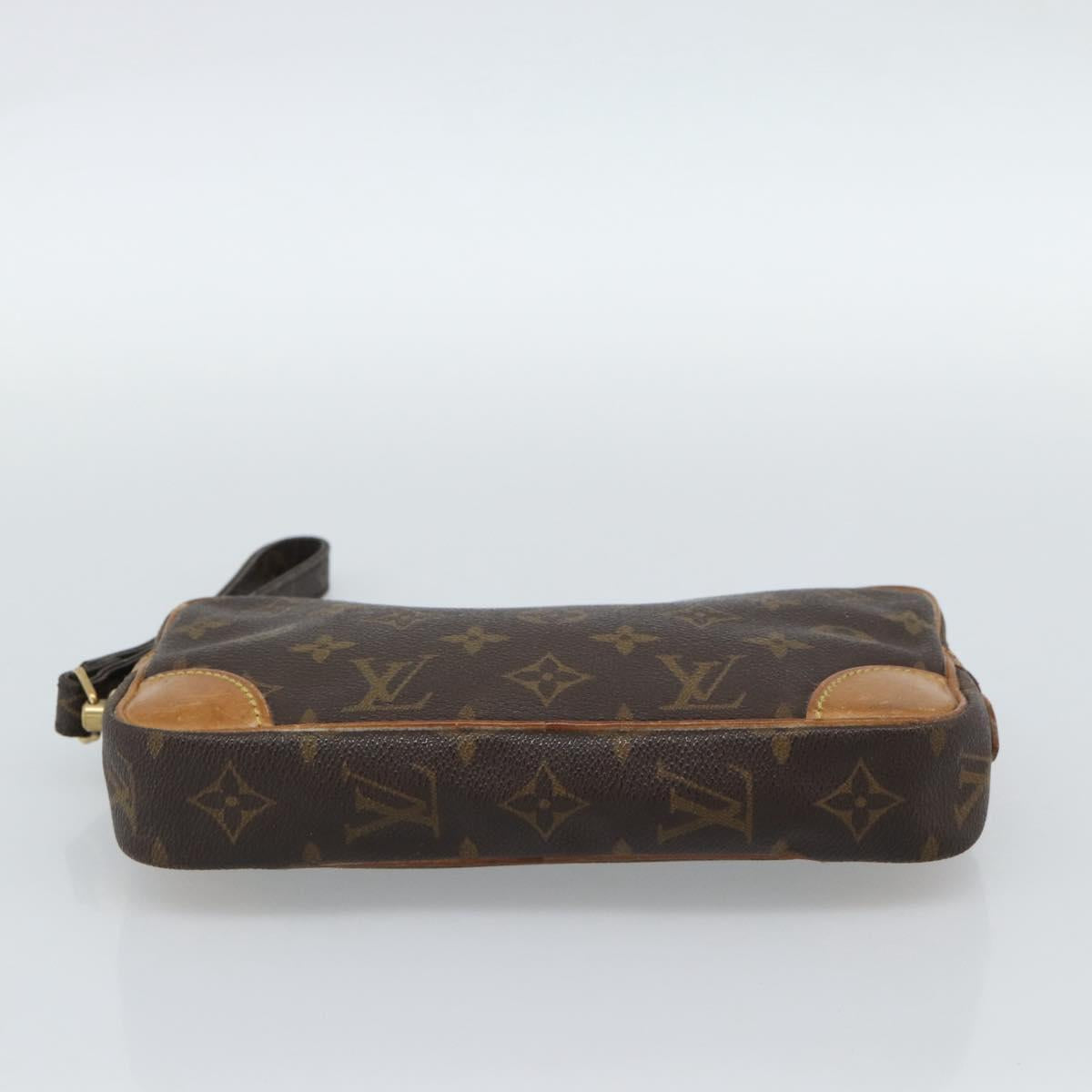 LOUIS VUITTON Monogram Marly Dragonne PM Clutch Bag M51827 LV Auth BA13571