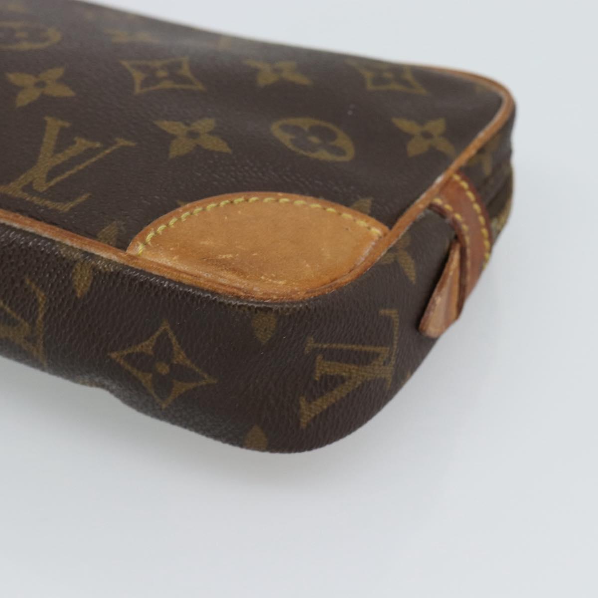 LOUIS VUITTON Monogram Marly Dragonne PM Clutch Bag M51827 LV Auth BA13571