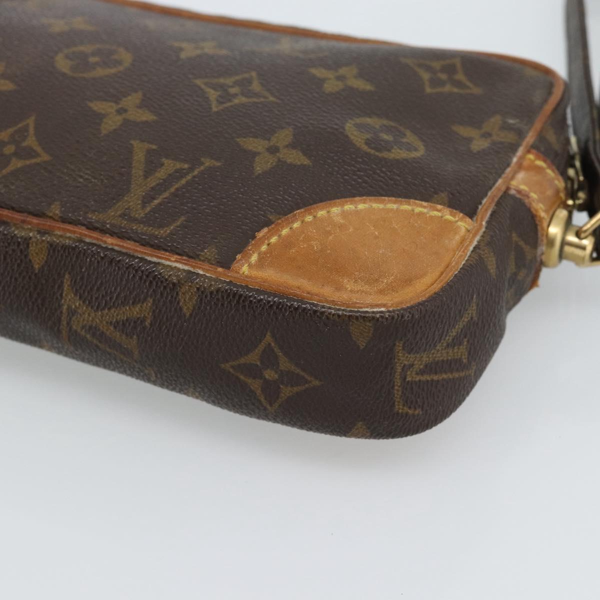 LOUIS VUITTON Monogram Marly Dragonne PM Clutch Bag M51827 LV Auth BA13571