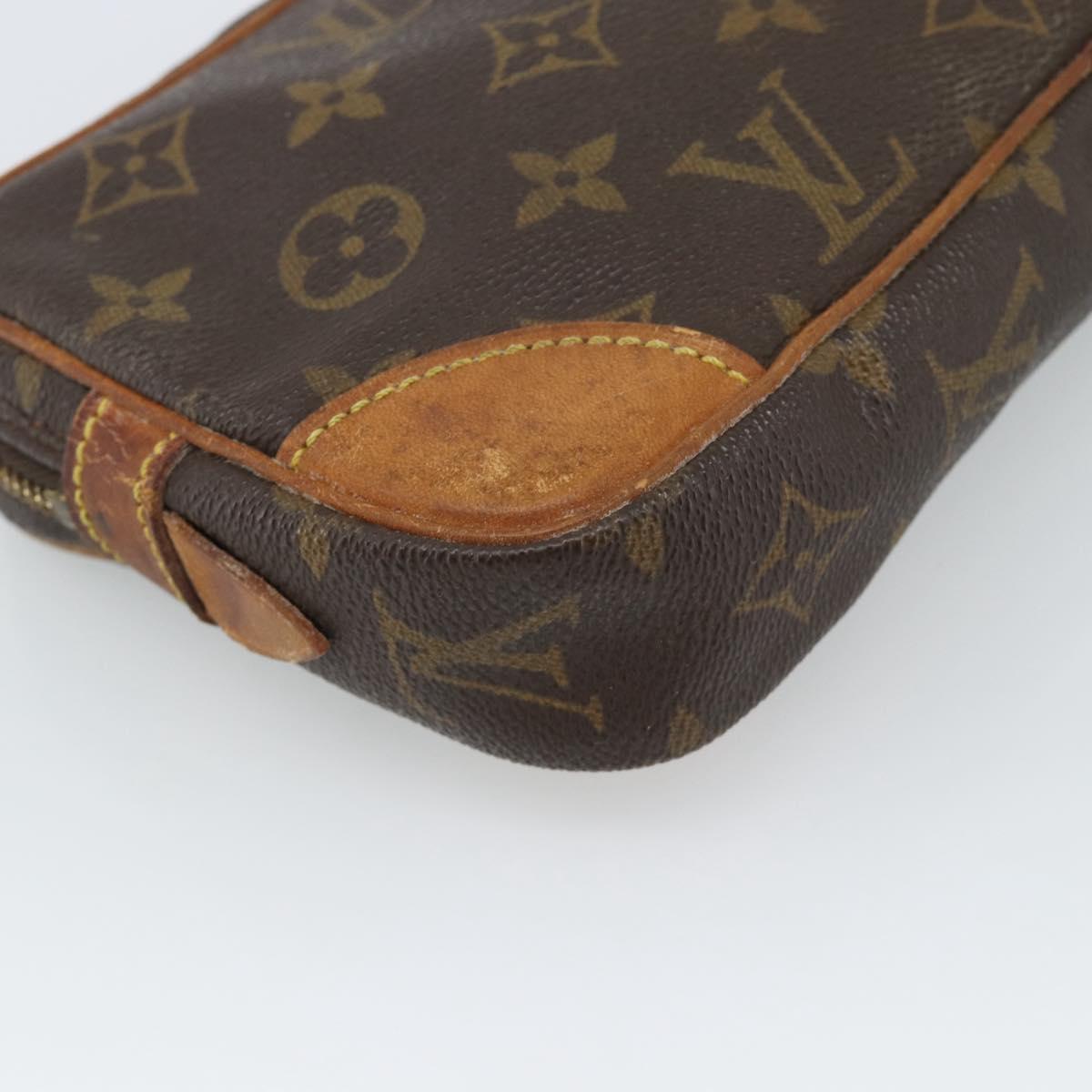 LOUIS VUITTON Monogram Marly Dragonne PM Clutch Bag M51827 LV Auth BA13571