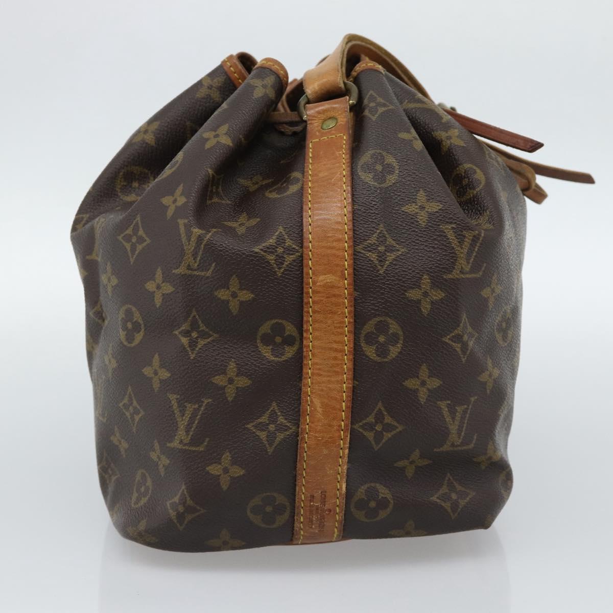 LOUIS VUITTON Monogram Petit Noe Shoulder Bag M42226 LV Auth BA13573