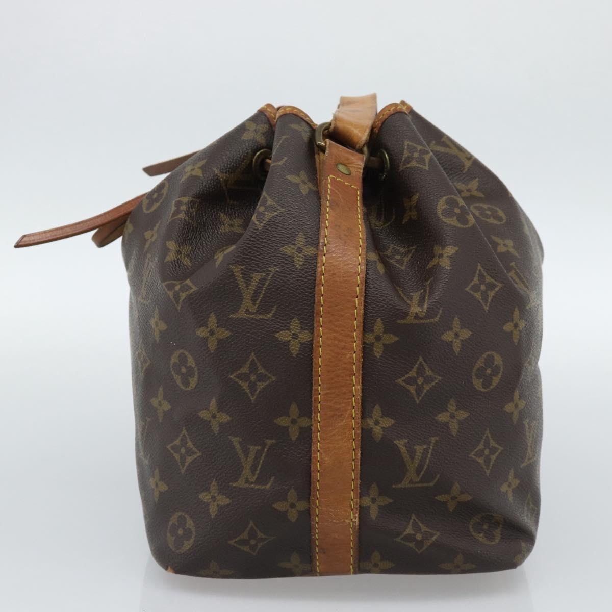 LOUIS VUITTON Monogram Petit Noe Shoulder Bag M42226 LV Auth BA13573