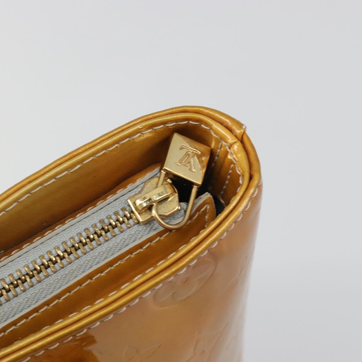 LOUIS VUITTON Monogram Vernis Houston Hand Bag Gris M91053 LV Auth BA13583