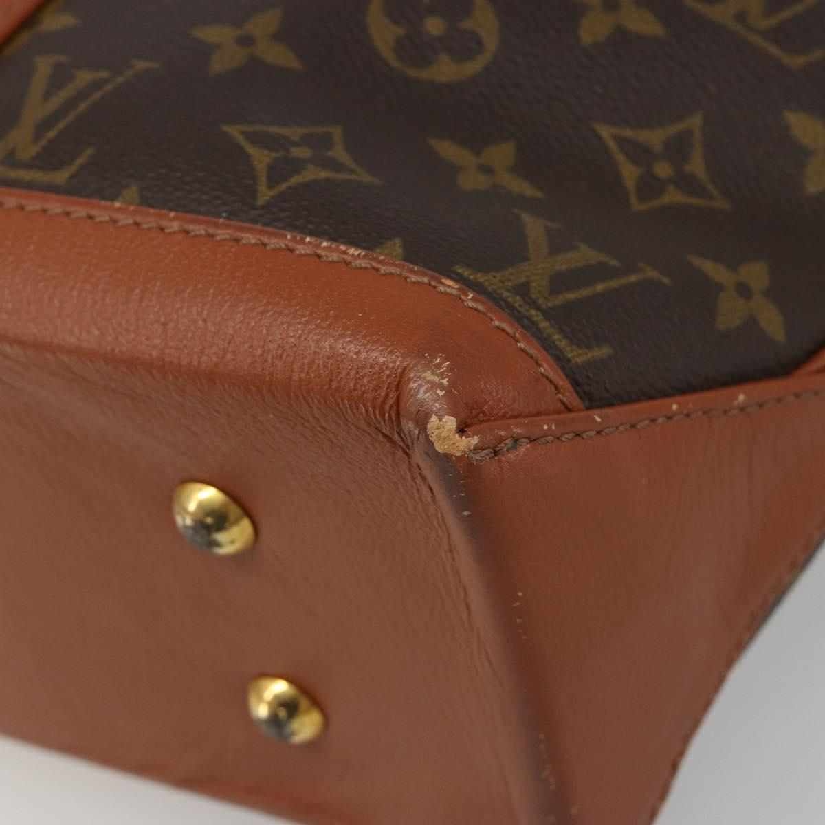 LOUIS VUITTON Monogram Sac Weekend PM Hand Bag M42425 LV Auth BA13585