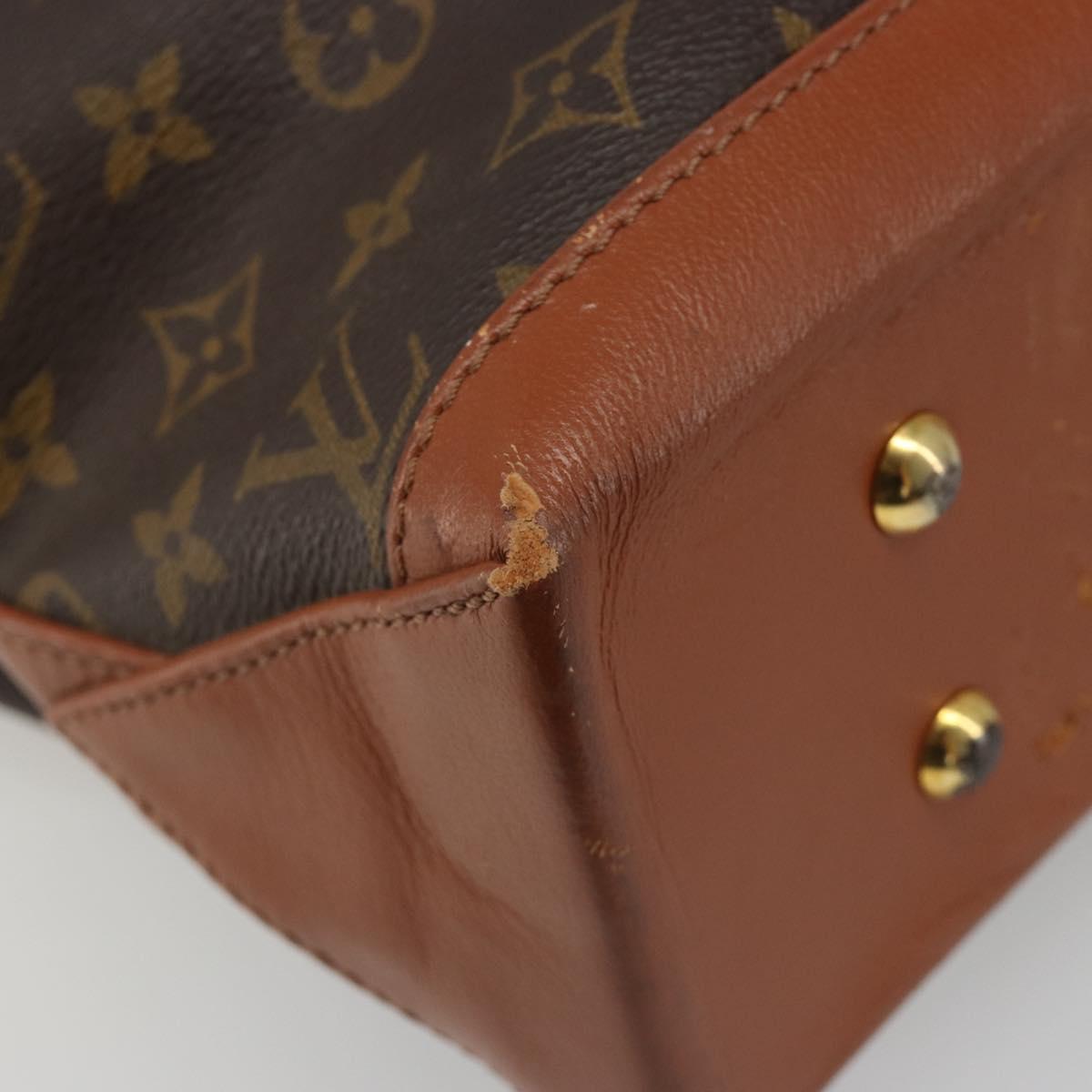 LOUIS VUITTON Monogram Sac Weekend PM Hand Bag M42425 LV Auth BA13585