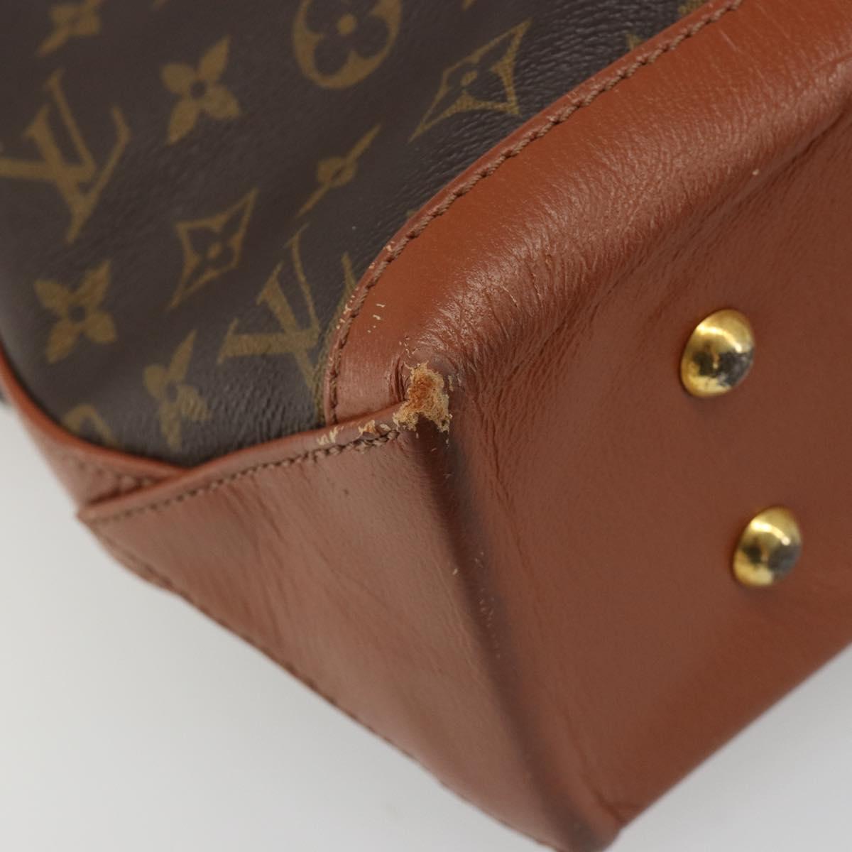 LOUIS VUITTON Monogram Sac Weekend PM Hand Bag M42425 LV Auth BA13585