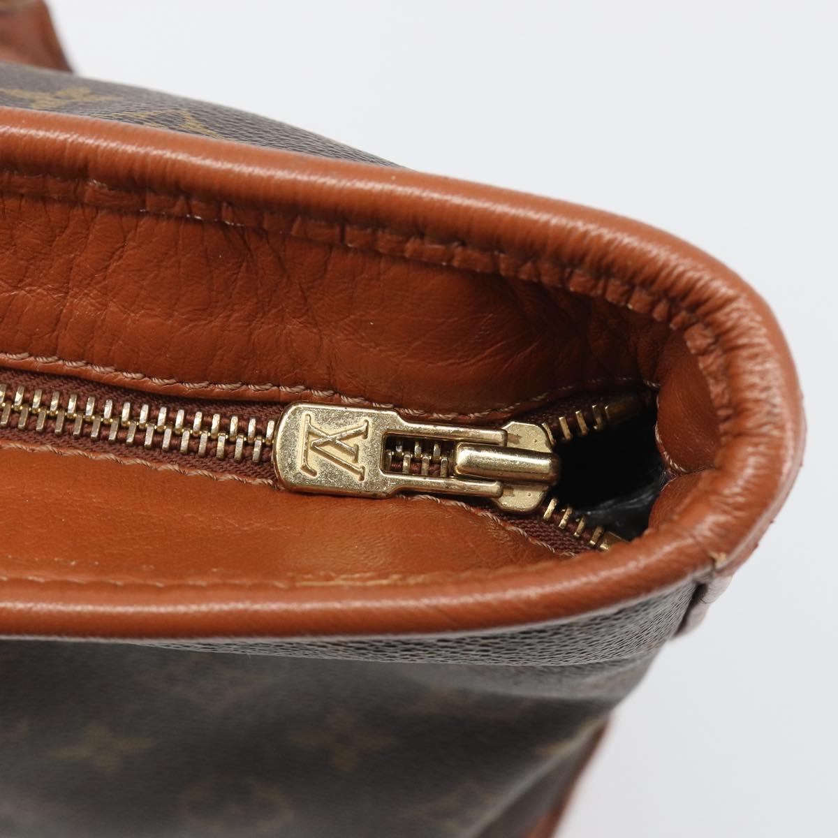 LOUIS VUITTON Monogram Sac Weekend PM Hand Bag M42425 LV Auth BA13585
