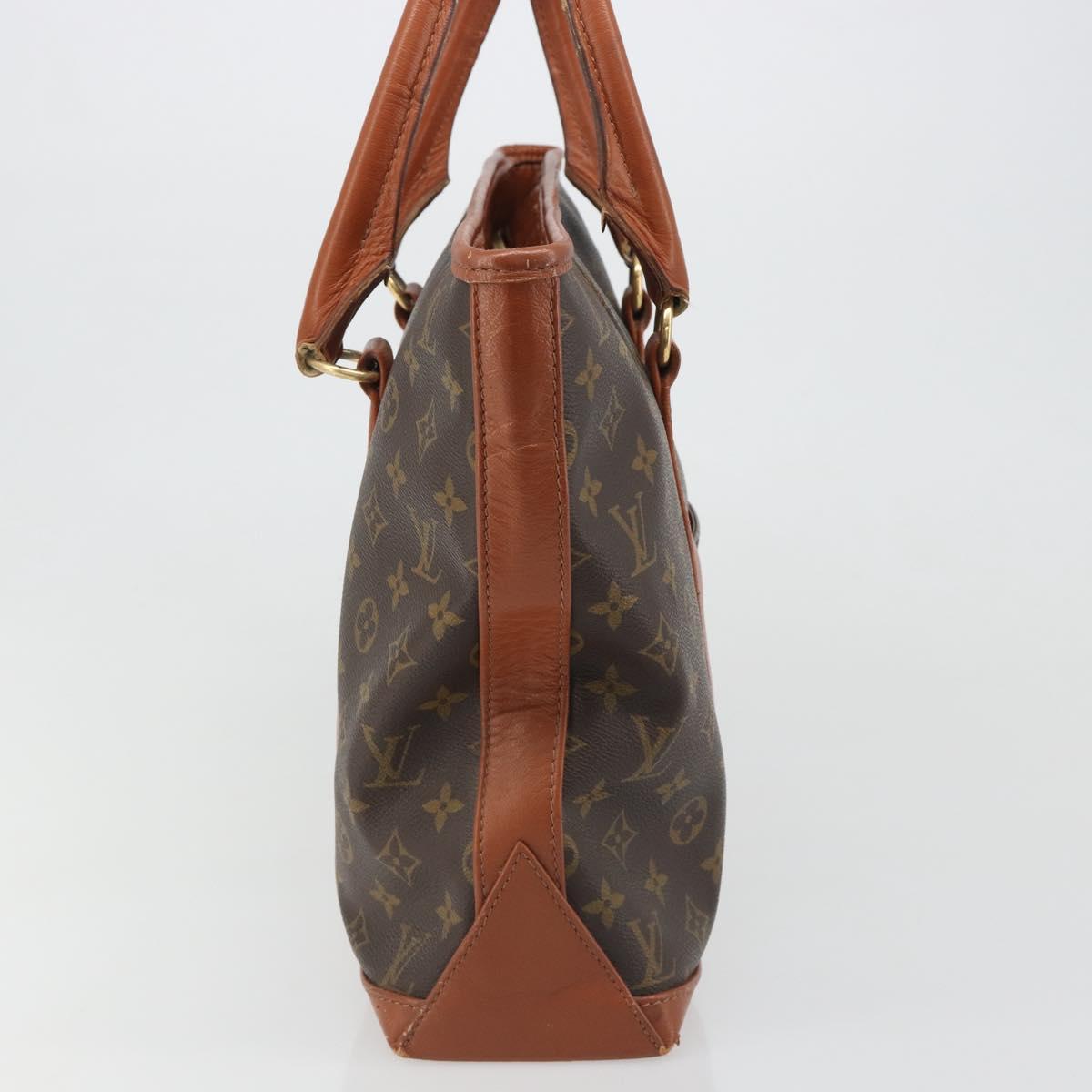 LOUIS VUITTON Monogram Sac Weekend PM Hand Bag M42425 LV Auth BA13585