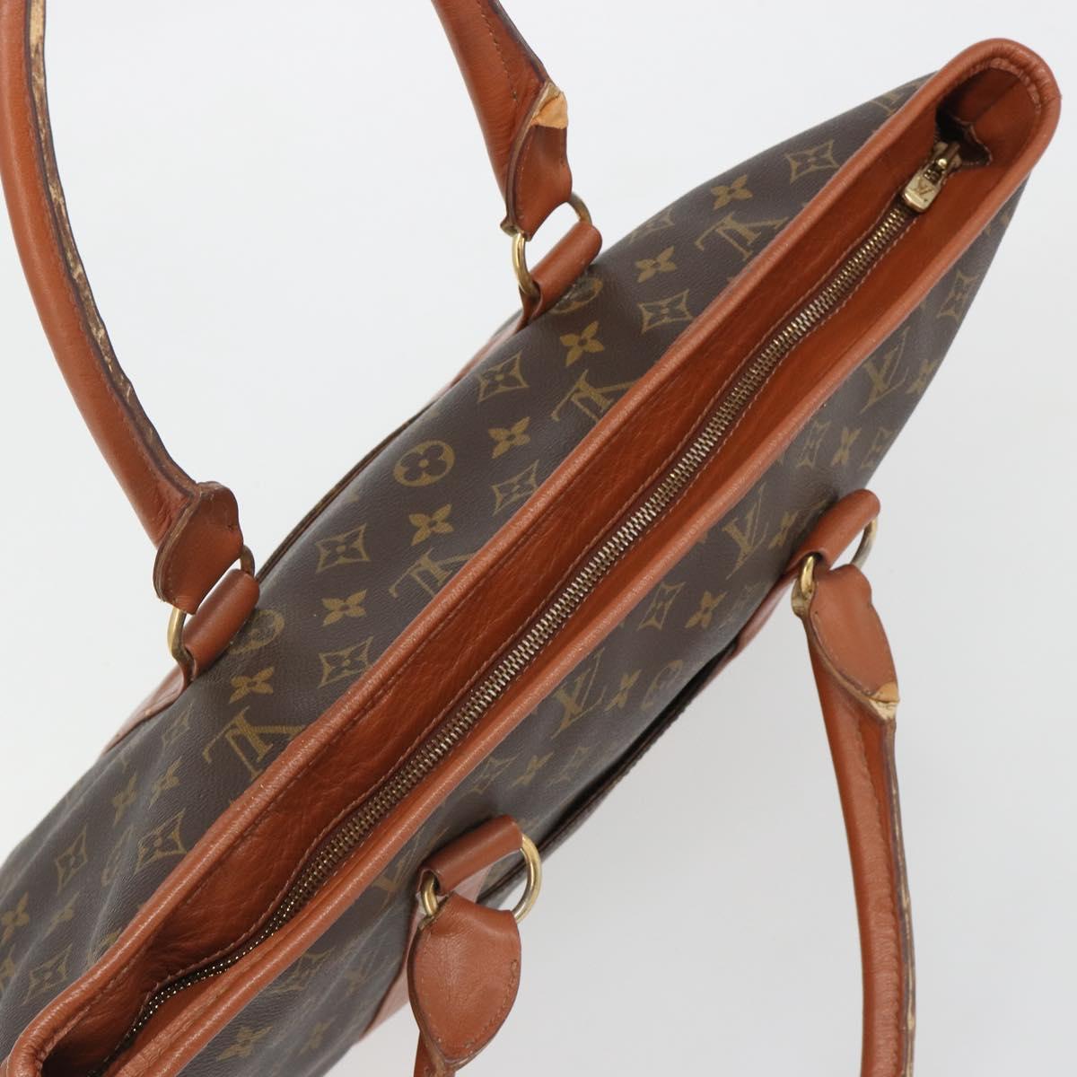 LOUIS VUITTON Monogram Sac Weekend PM Hand Bag M42425 LV Auth BA13585