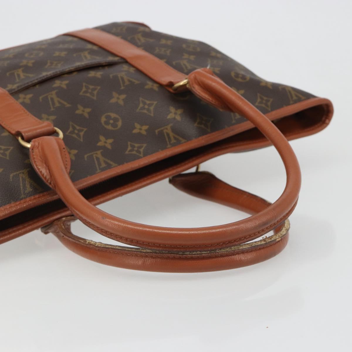 LOUIS VUITTON Monogram Sac Weekend PM Hand Bag M42425 LV Auth BA13585