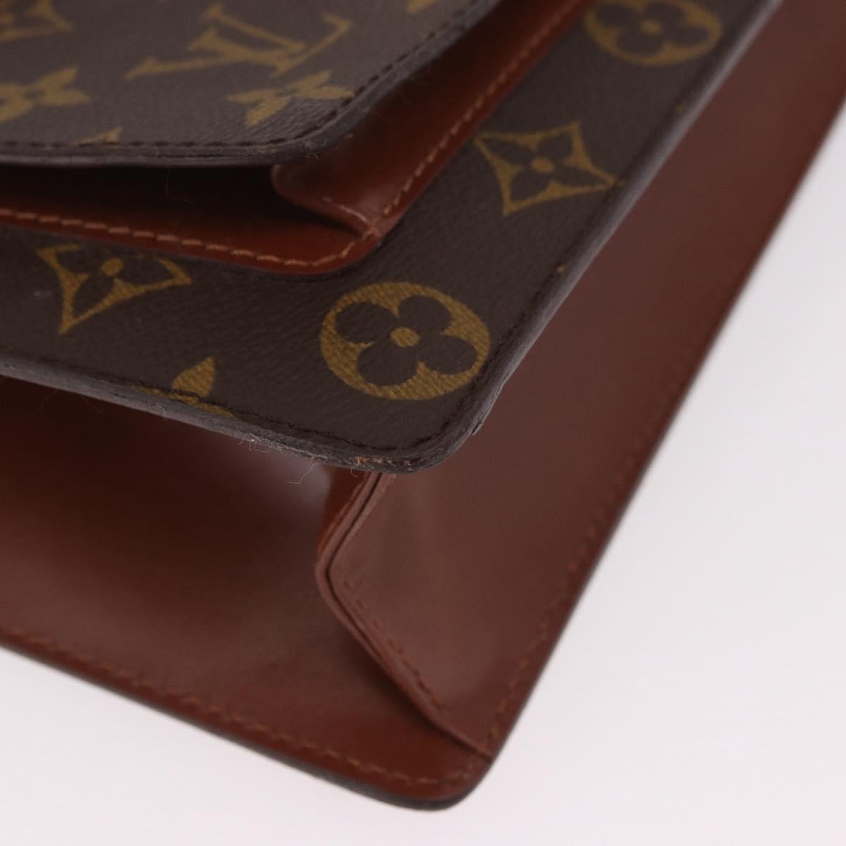 LOUIS VUITTON Monogram Monceau 28 Hand Bag M51185 LV Auth BA13586