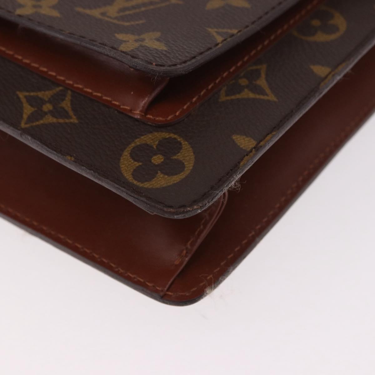 LOUIS VUITTON Monogram Monceau 28 Hand Bag M51185 LV Auth BA13586