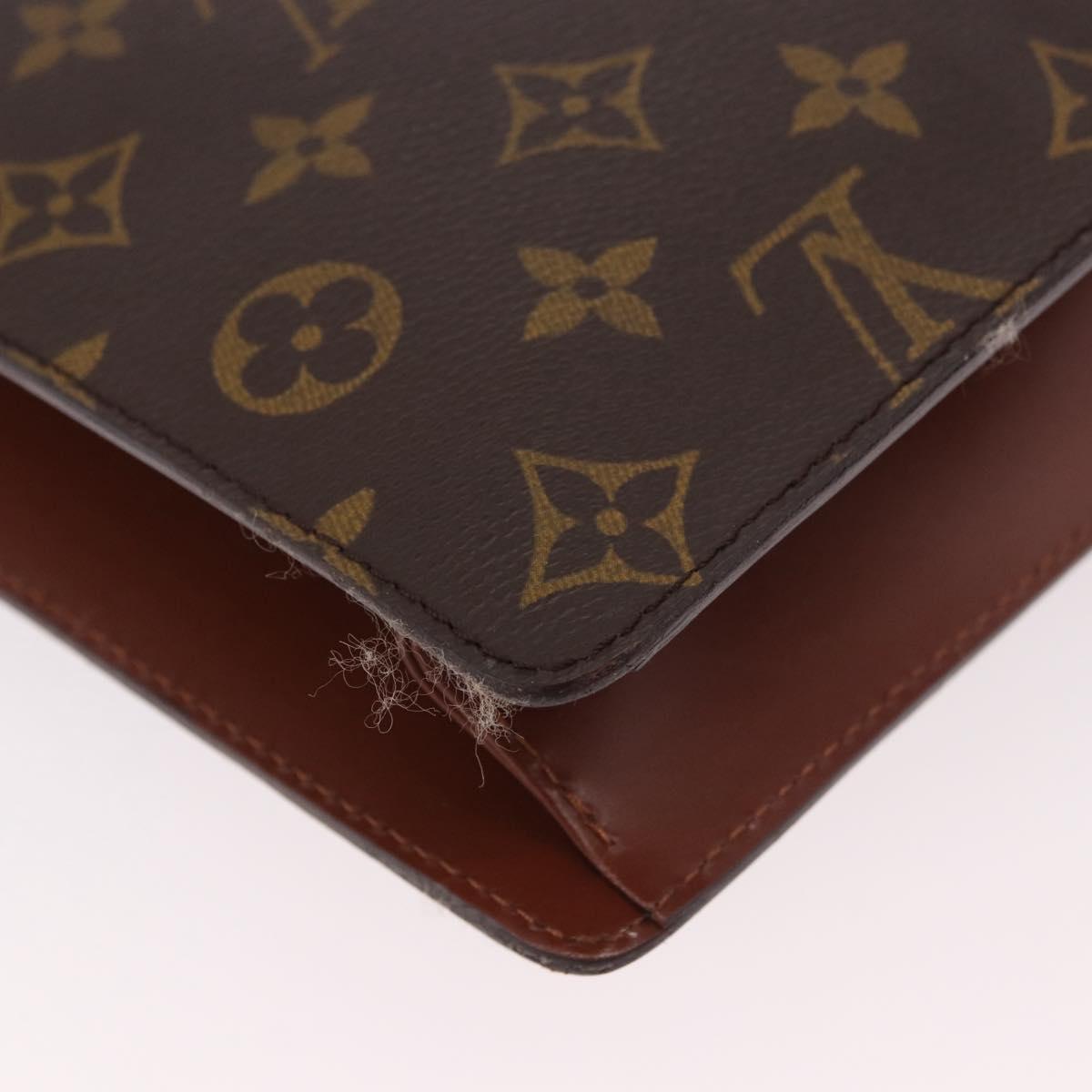 LOUIS VUITTON Monogram Monceau 28 Hand Bag M51185 LV Auth BA13586