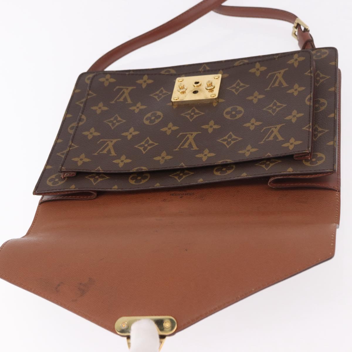 LOUIS VUITTON Monogram Monceau 28 Hand Bag M51185 LV Auth BA13586