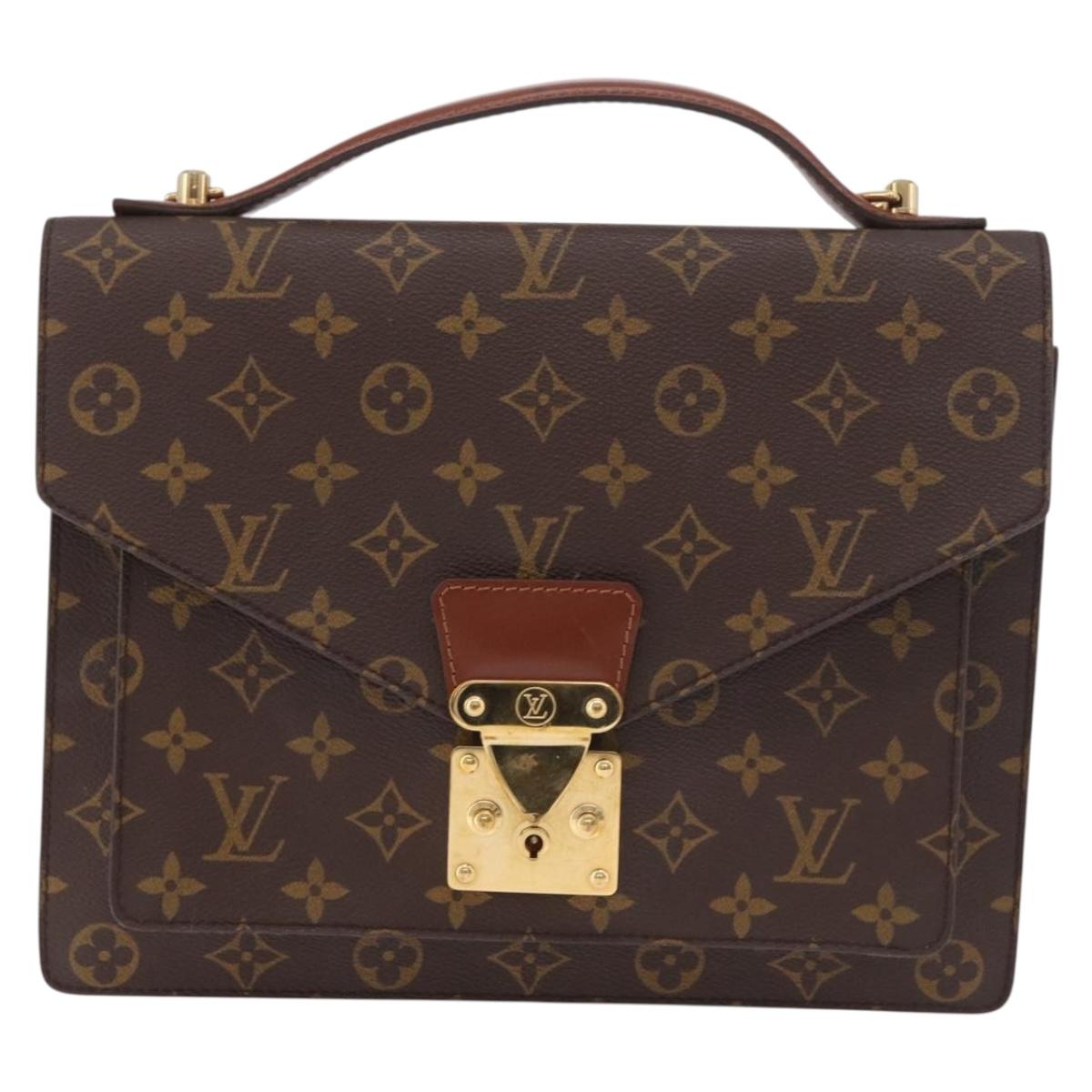 LOUIS VUITTON Monogram Monceau 28 Hand Bag M51185 LV Auth BA13586