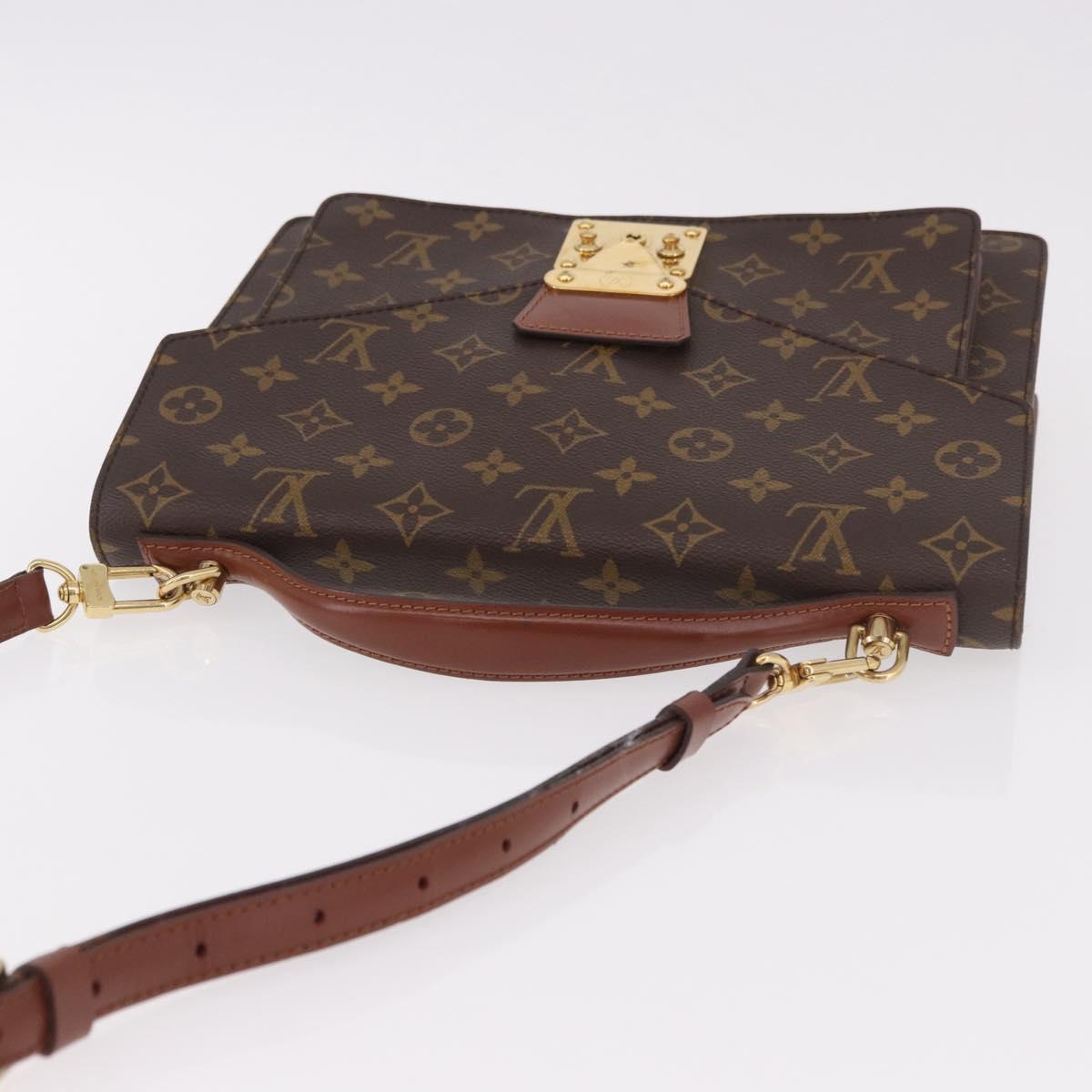 LOUIS VUITTON Monogram Monceau 28 Hand Bag M51185 LV Auth BA13586