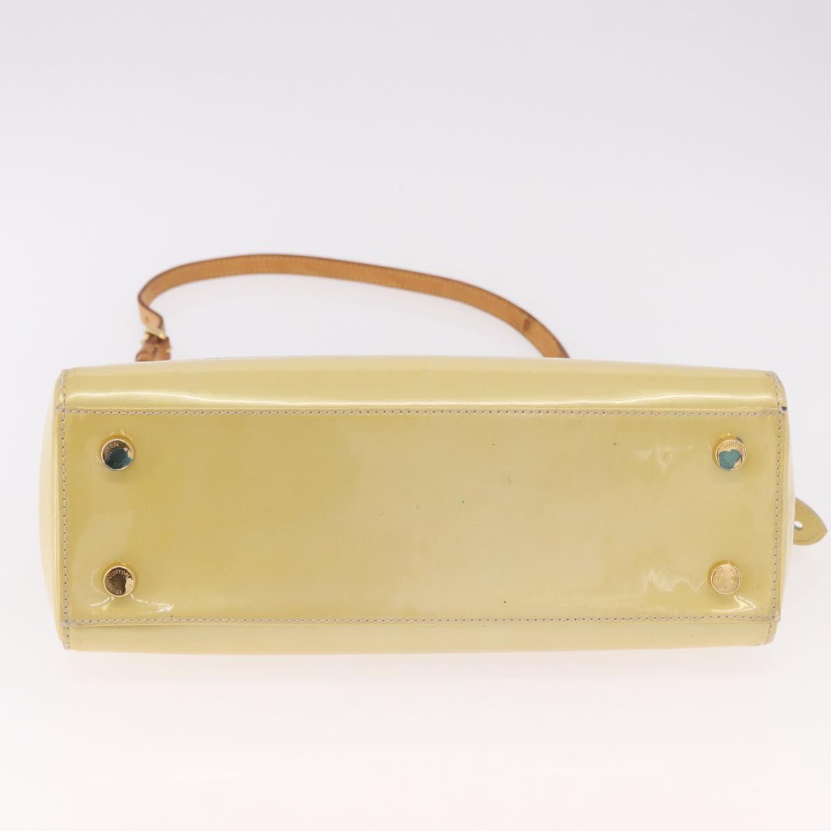 LOUIS VUITTON Monogram Vernis Blair MM Hand Bag 2way Perle LV Auth BA13598