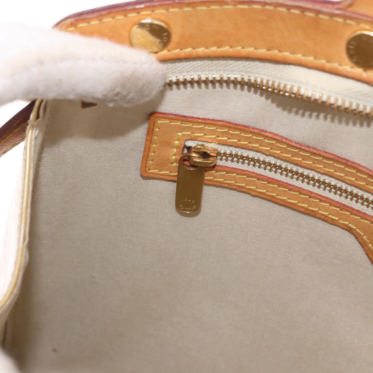 LOUIS VUITTON Monogram Vernis Blair MM Hand Bag 2way Perle LV Auth BA13598
