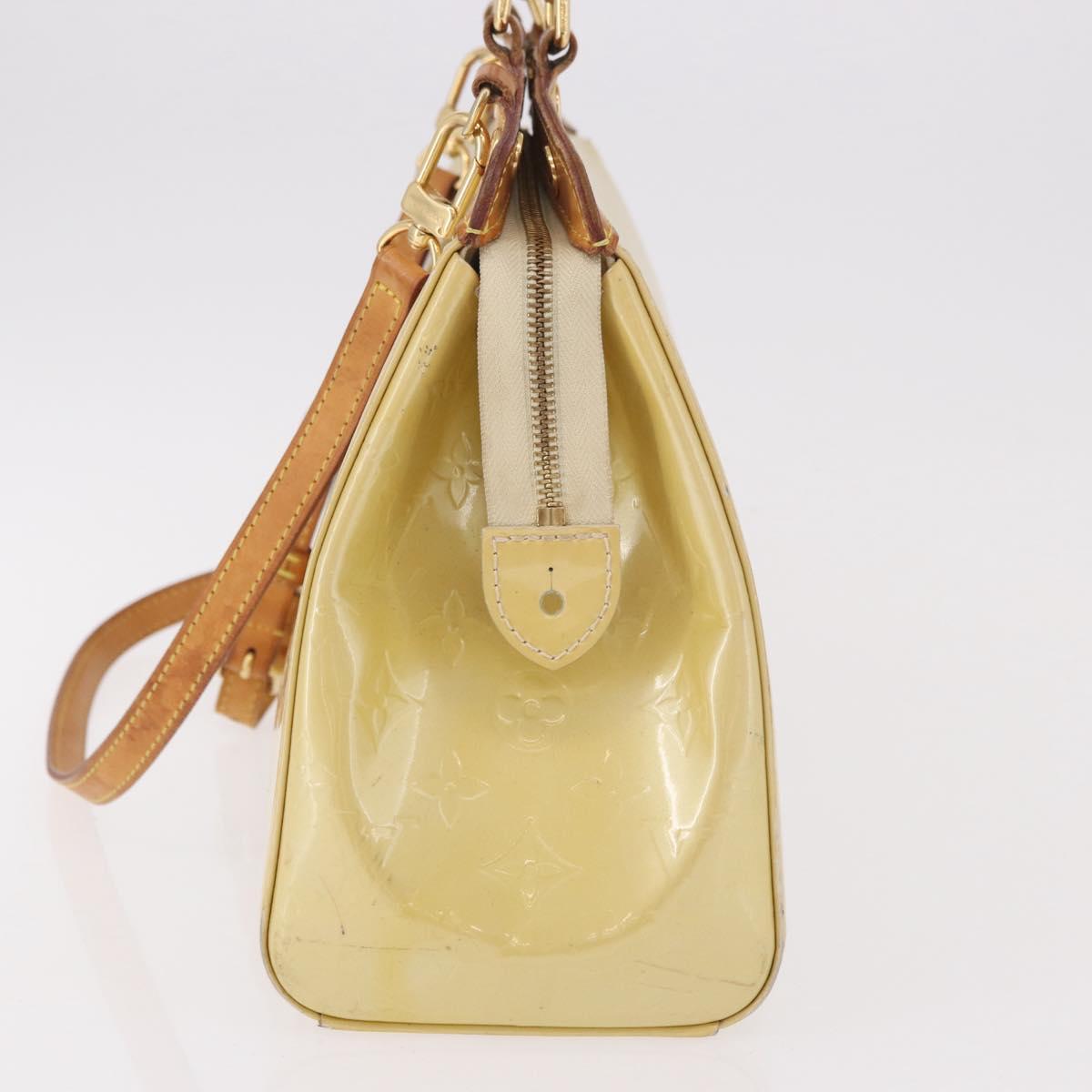 LOUIS VUITTON Monogram Vernis Blair MM Hand Bag 2way Perle LV Auth BA13598