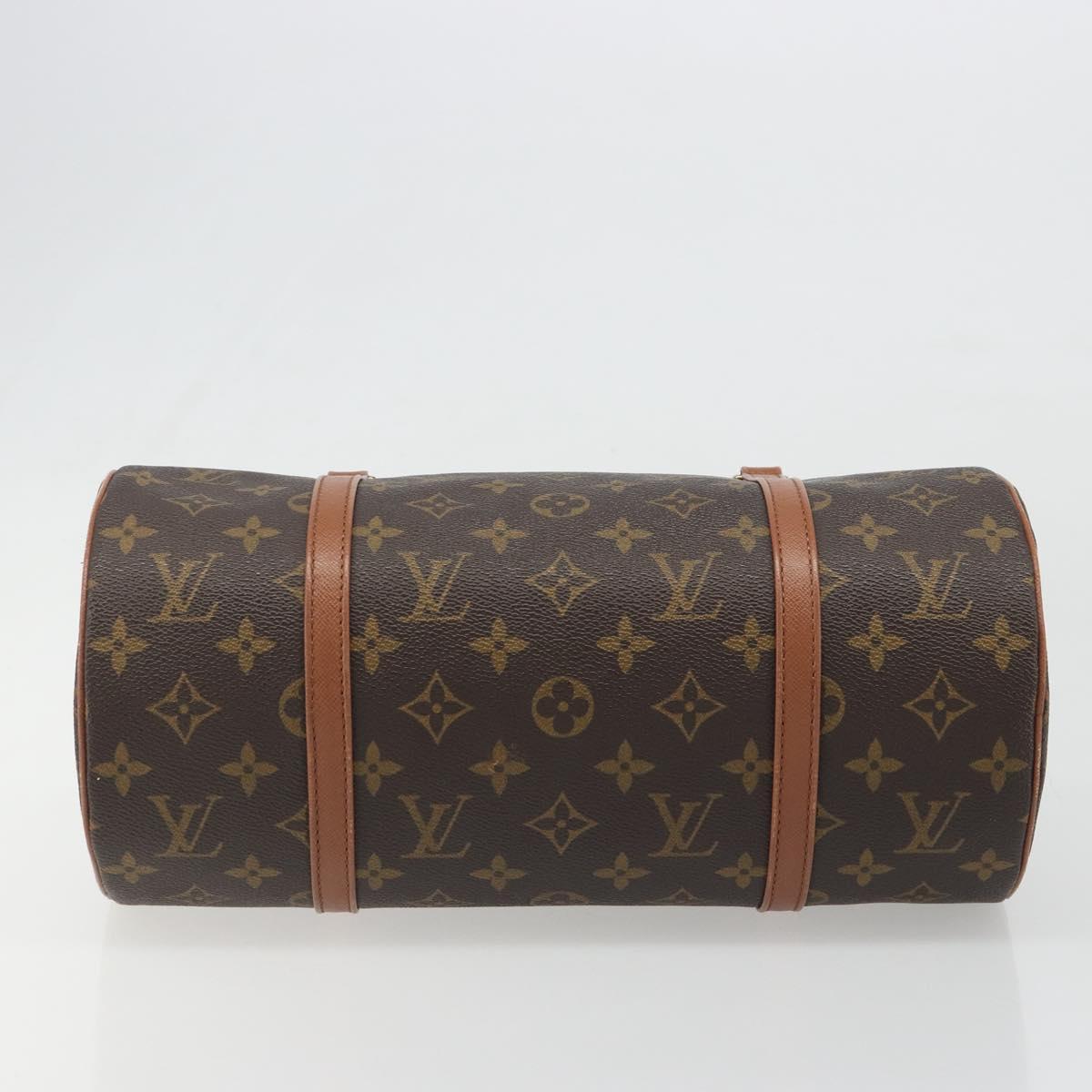 LOUIS VUITTON Monogram Papillon 30 Hand Bag M51385 LV Auth BA13599