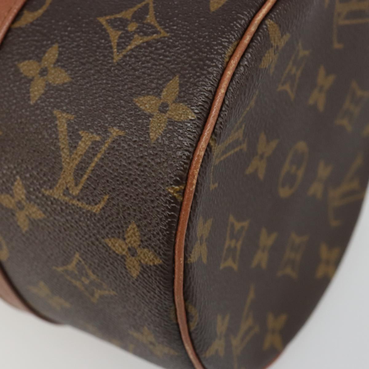 LOUIS VUITTON Monogram Papillon 30 Hand Bag M51385 LV Auth BA13599