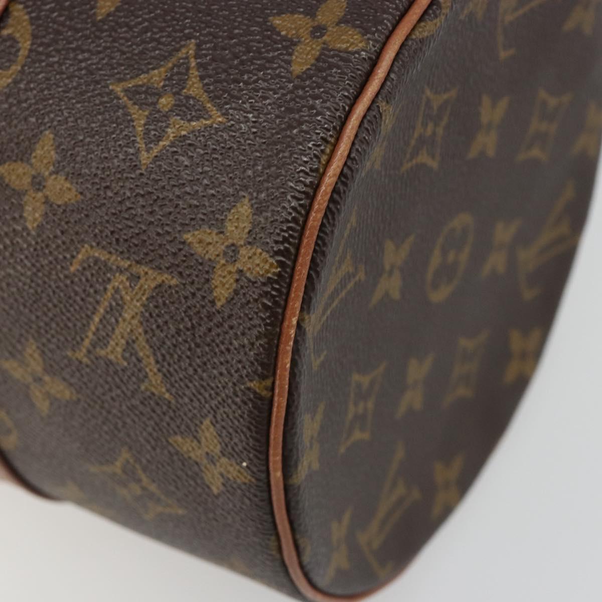 LOUIS VUITTON Monogram Papillon 30 Hand Bag M51385 LV Auth BA13599
