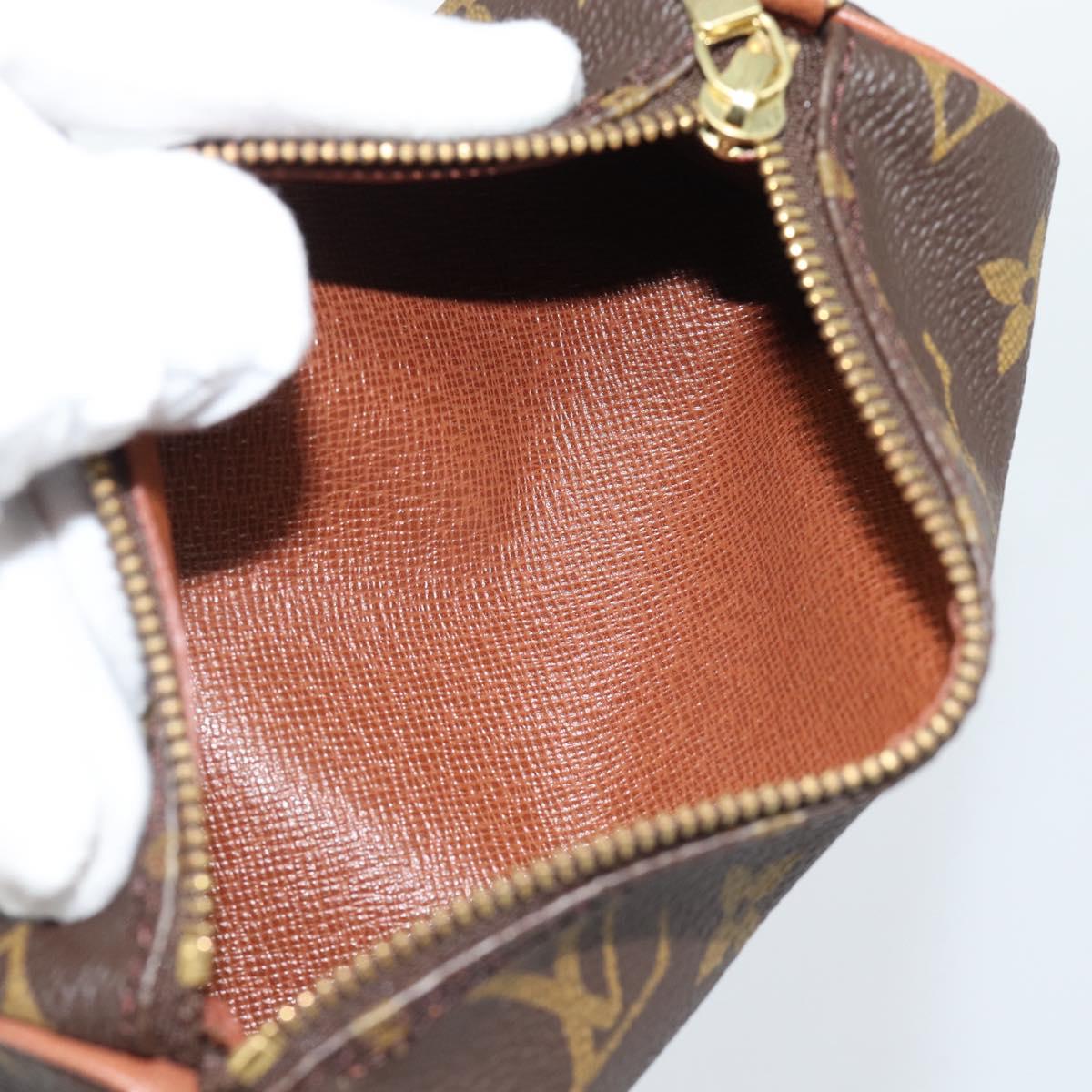 LOUIS VUITTON Monogram Papillon Pouch LV Auth BA13600V