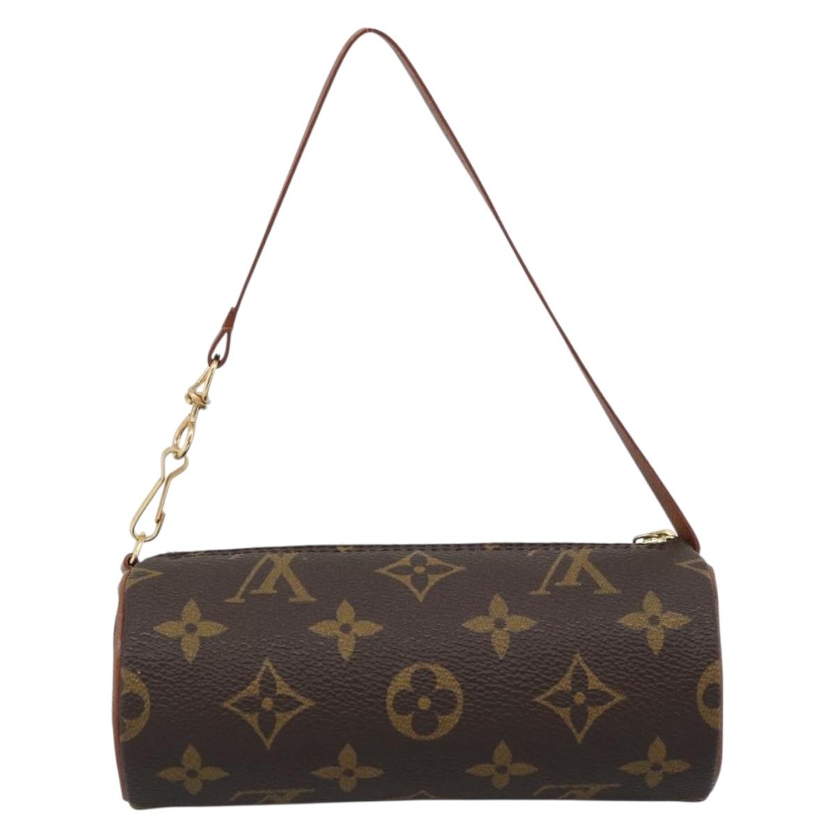 LOUIS VUITTON Monogram Papillon Pouch LV Auth BA13600V
