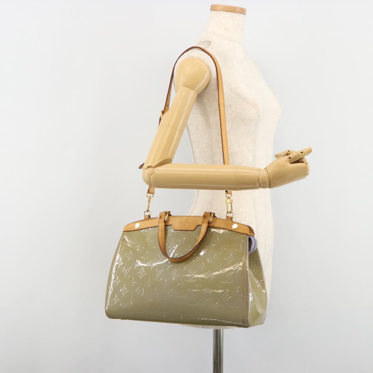 LOUIS VUITTON Monogram Vernis Blair MM Hand Bag 2way Lila M90107 LV Auth BA13605