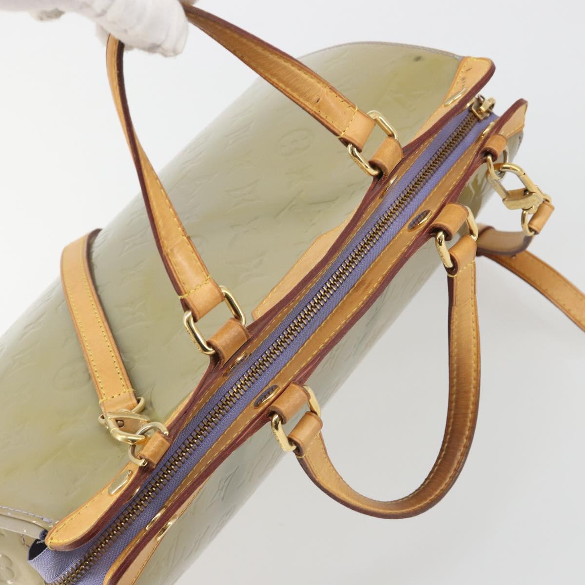 LOUIS VUITTON Monogram Vernis Blair MM Hand Bag 2way Lila M90107 LV Auth BA13605