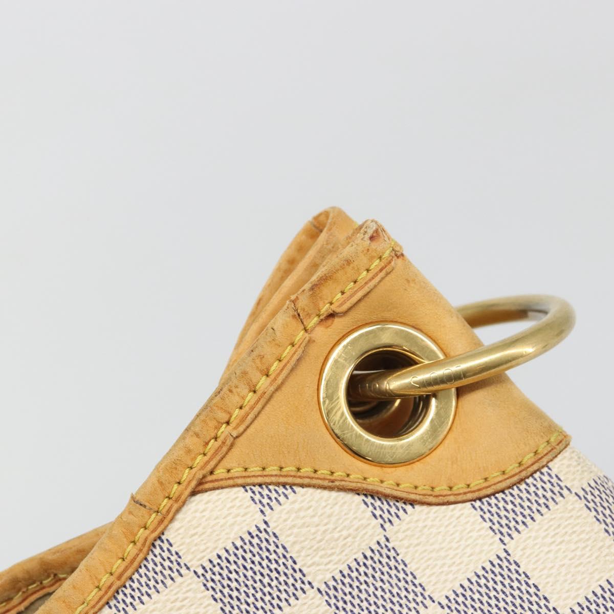 LOUIS VUITTON Damier Azur Galliera PM Shoulder Bag N55215 LV Auth BA13610