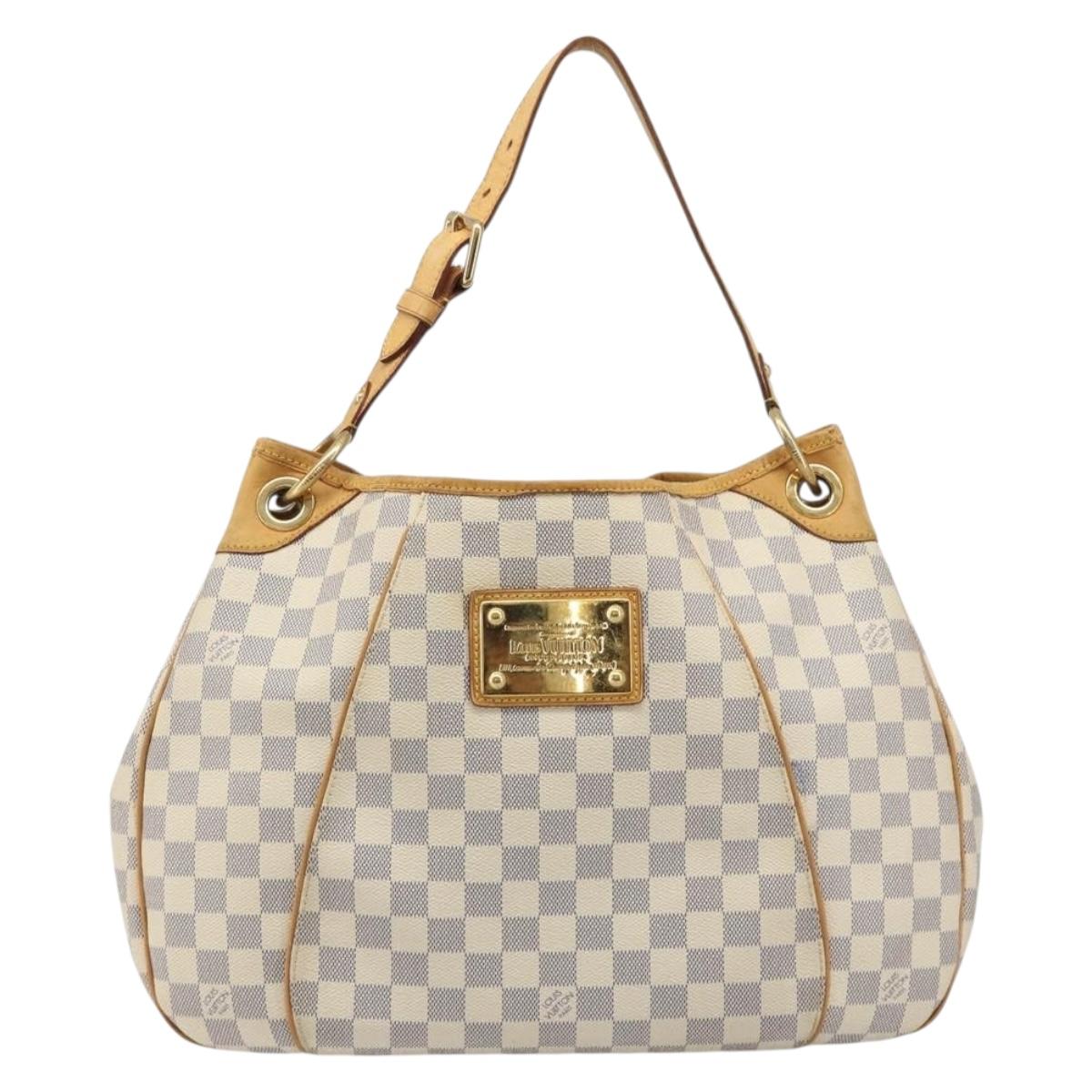 LOUIS VUITTON Damier Azur Galliera PM Shoulder Bag N55215 LV Auth BA13610