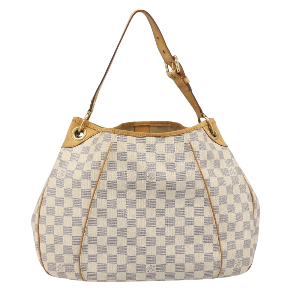 LOUIS VUITTON Damier Azur Galliera PM Shoulder Bag N55215 LV Auth BA13610
