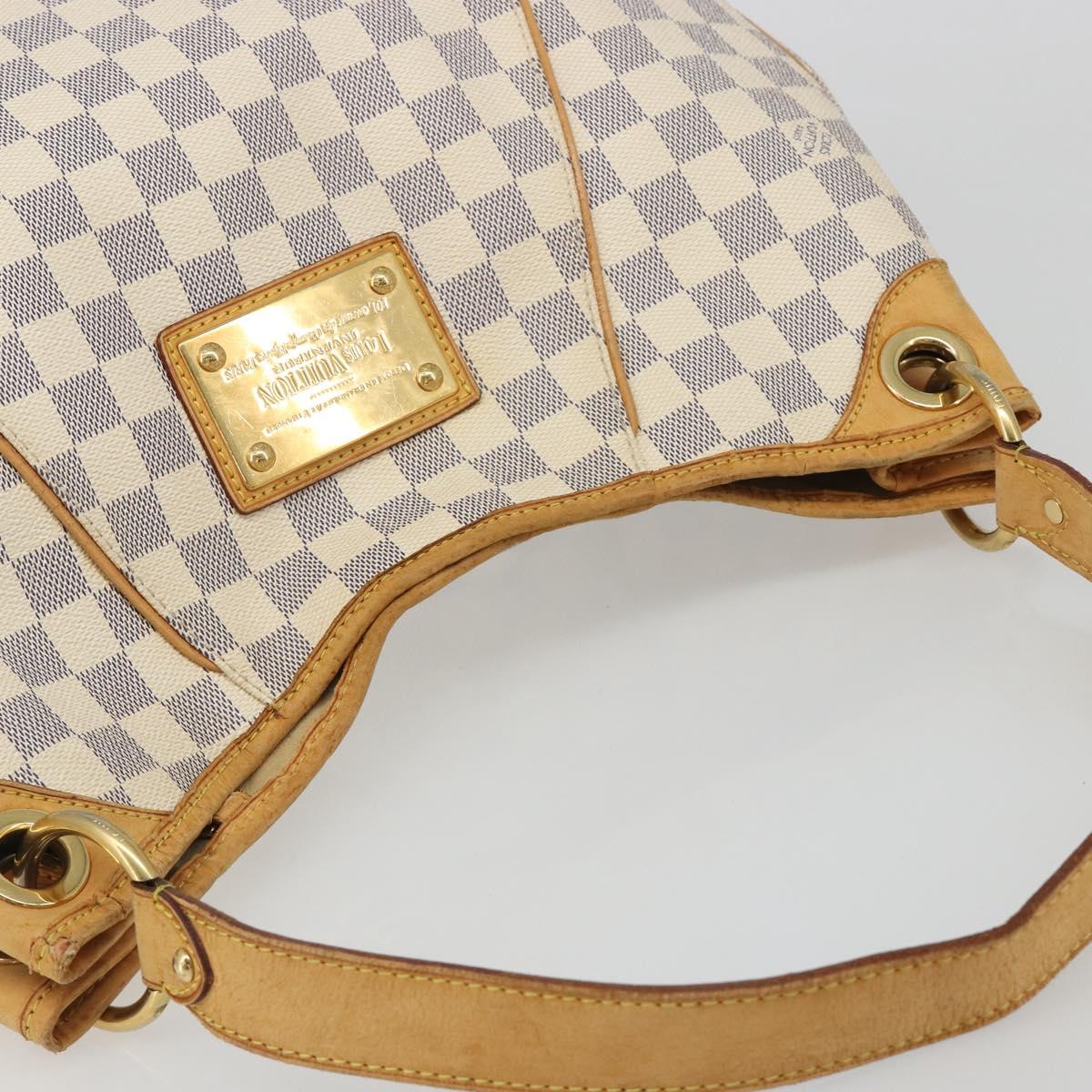 LOUIS VUITTON Damier Azur Galliera PM Shoulder Bag N55215 LV Auth BA13610