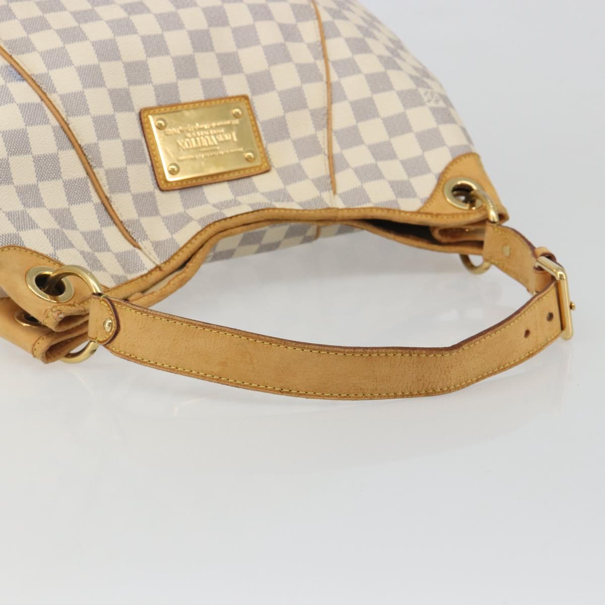 LOUIS VUITTON Damier Azur Galliera PM Shoulder Bag N55215 LV Auth BA13610