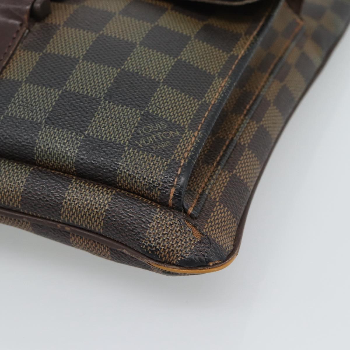 LOUIS VUITTON Damier Ebene Pochette Merwiel Shoulder Bag N51127 LV Auth BA13611
