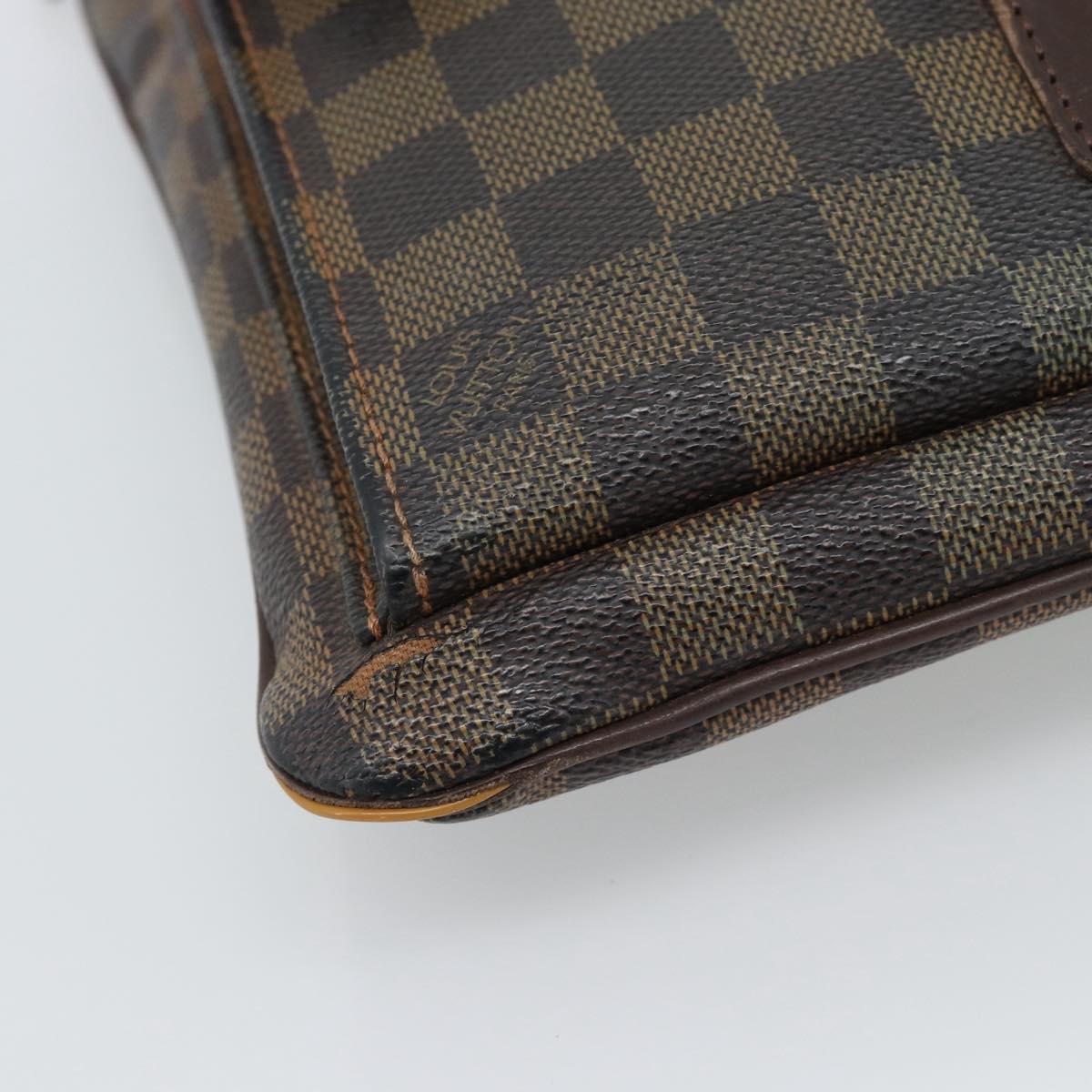 LOUIS VUITTON Damier Ebene Pochette Merwiel Shoulder Bag N51127 LV Auth BA13611
