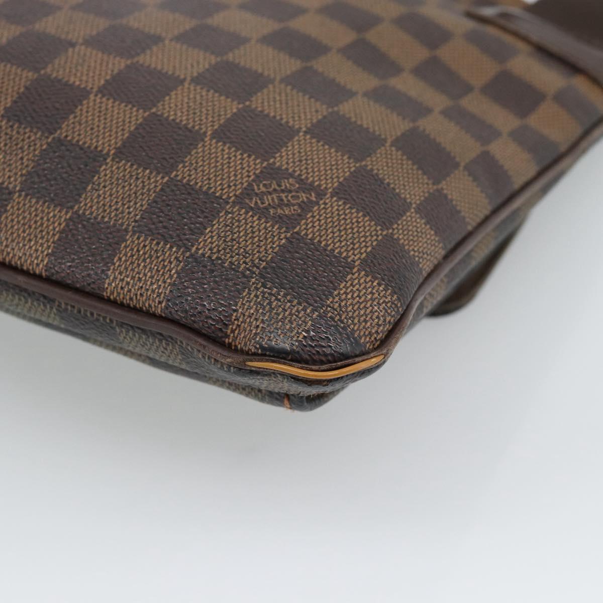 LOUIS VUITTON Damier Ebene Pochette Merwiel Shoulder Bag N51127 LV Auth BA13611