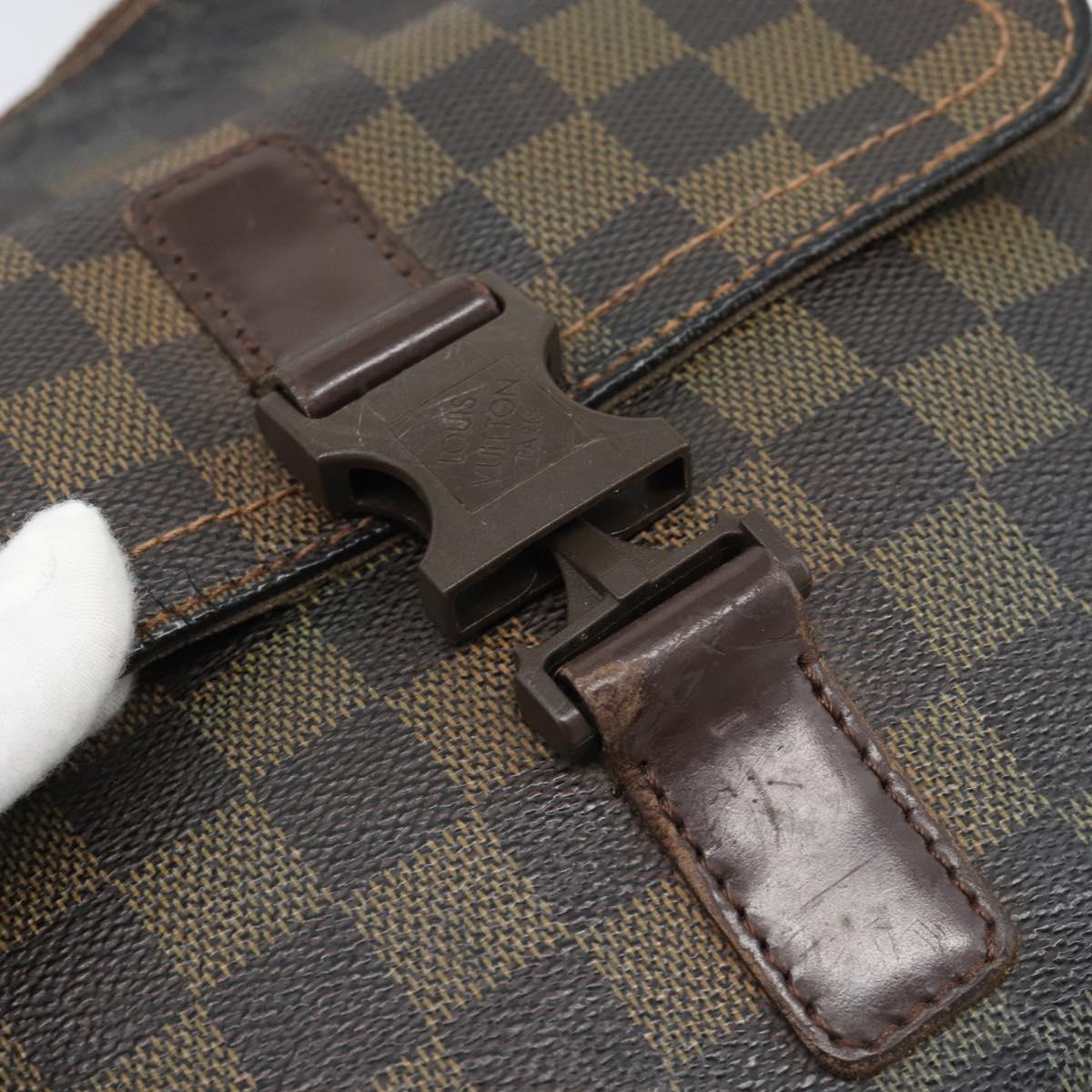 LOUIS VUITTON Damier Ebene Pochette Merwiel Shoulder Bag N51127 LV Auth BA13611