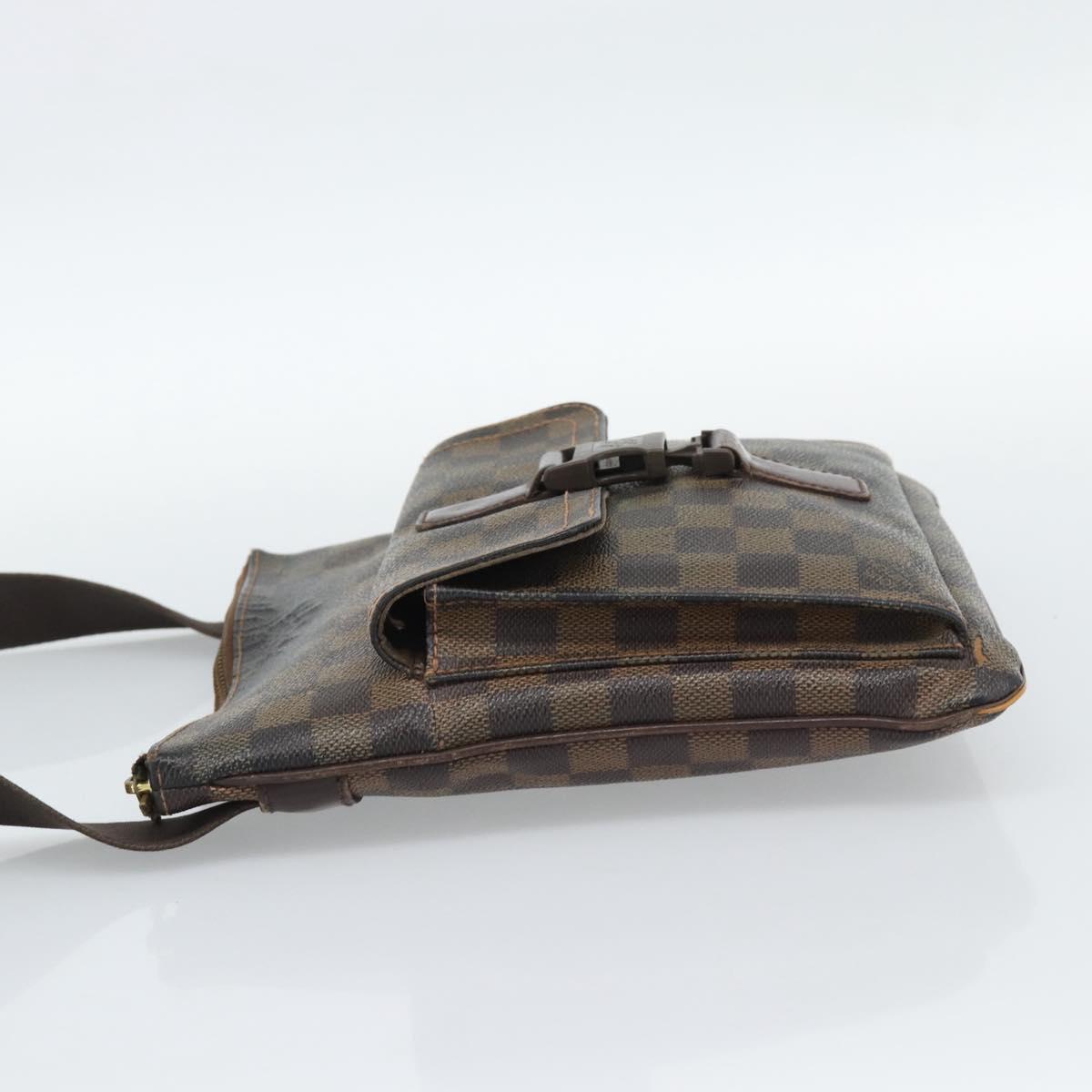 LOUIS VUITTON Damier Ebene Pochette Merwiel Shoulder Bag N51127 LV Auth BA13611