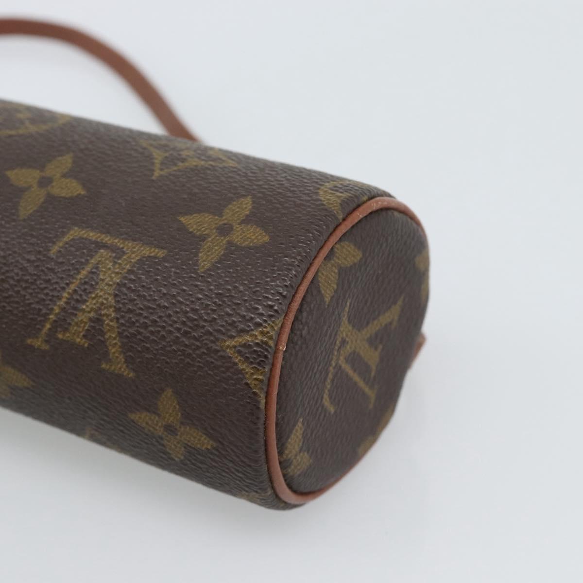 LOUIS VUITTON Monogram Papillon Pouch LV Auth BA13619