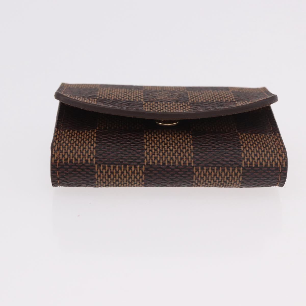 LOUIS VUITTON Damier Ebene Cuffs&Cuff Case Cuffs Silver M64675 LV Auth BA13620V