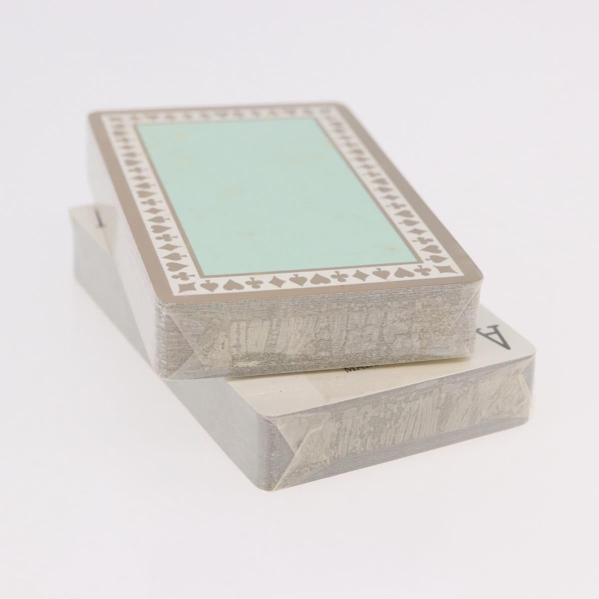 TIFFANY&Co. Playing Cards Paper Blue Green Auth BA13631A