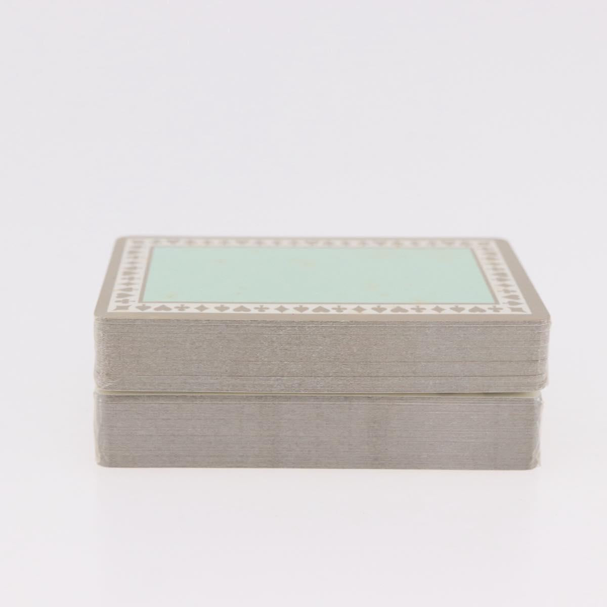 TIFFANY&Co. Playing Cards Paper Blue Green Auth BA13631A